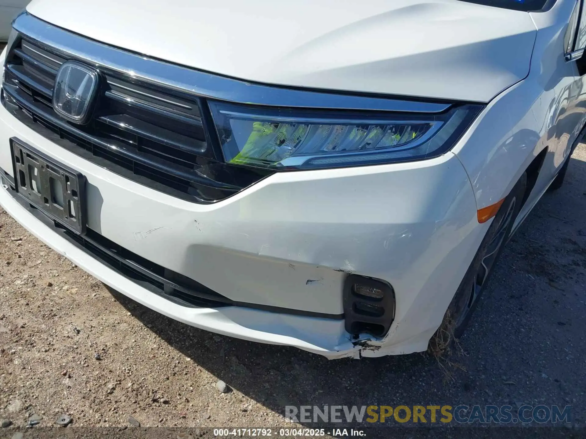 6 fotografías del automóvil dañado 5FNRL6H69RB039419 HONDA ODYSSEY 2024