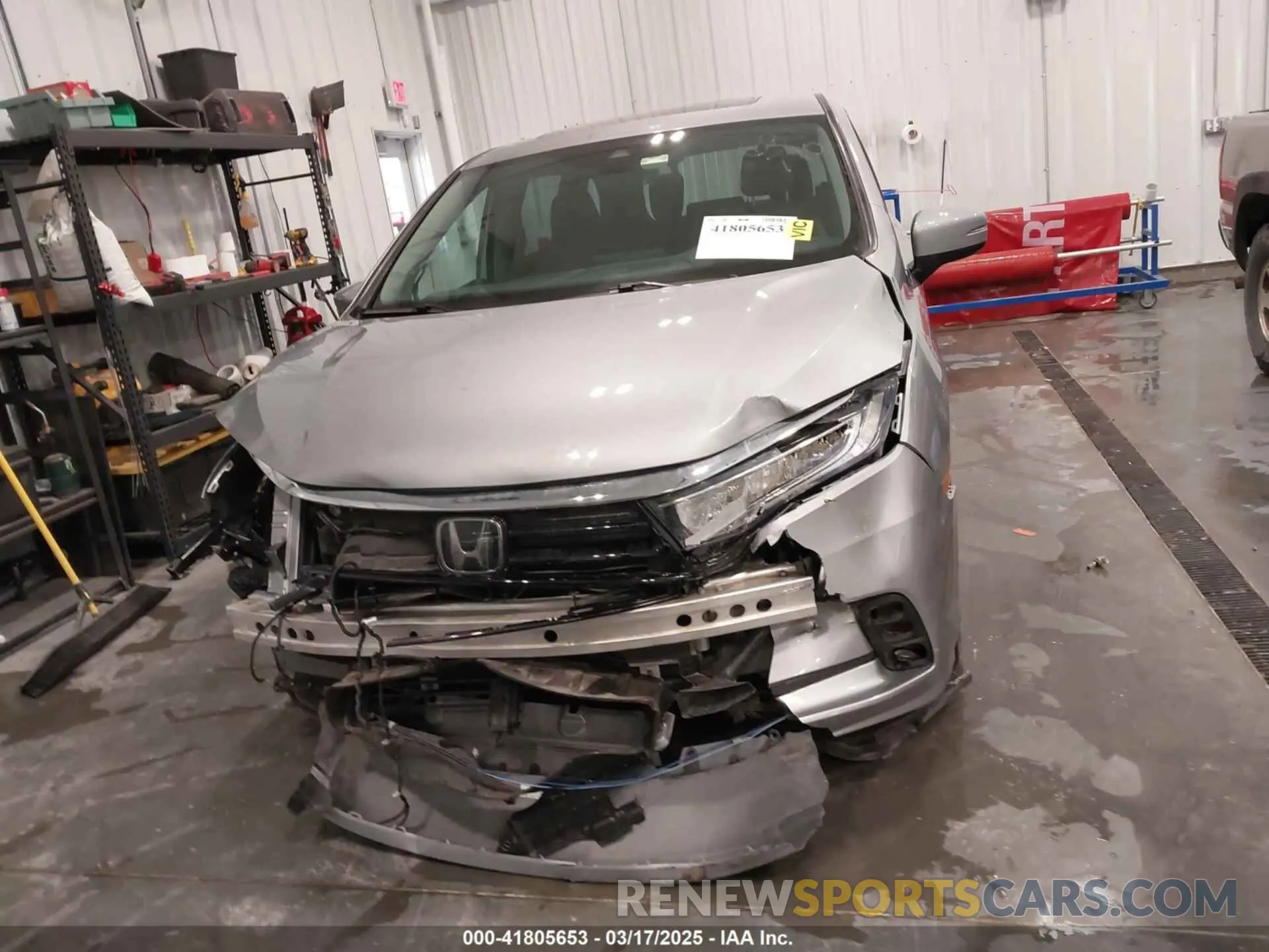 13 fotografías del automóvil dañado 5FNRL6H6XRB050493 HONDA ODYSSEY 2024