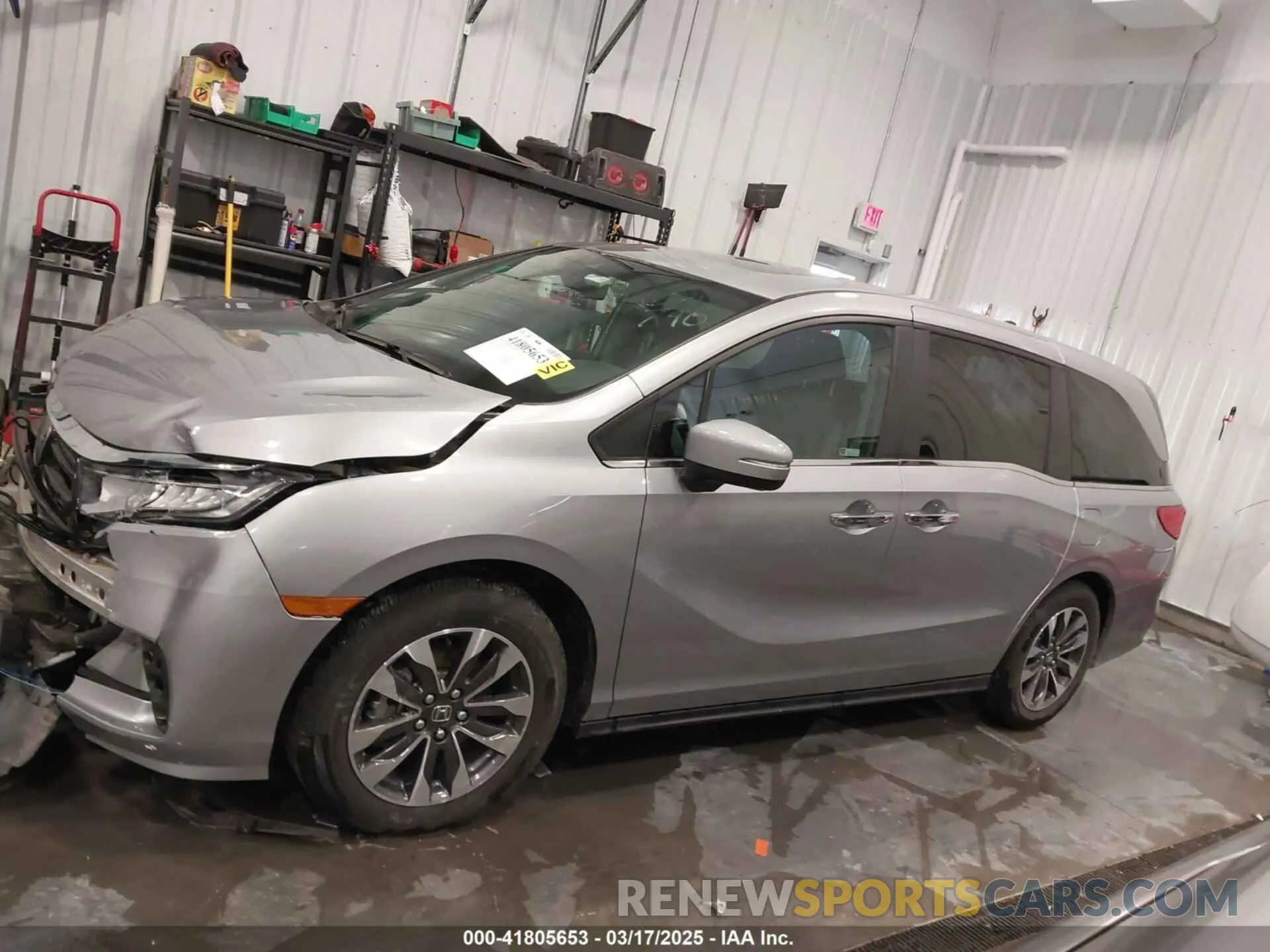 15 fotografías del automóvil dañado 5FNRL6H6XRB050493 HONDA ODYSSEY 2024