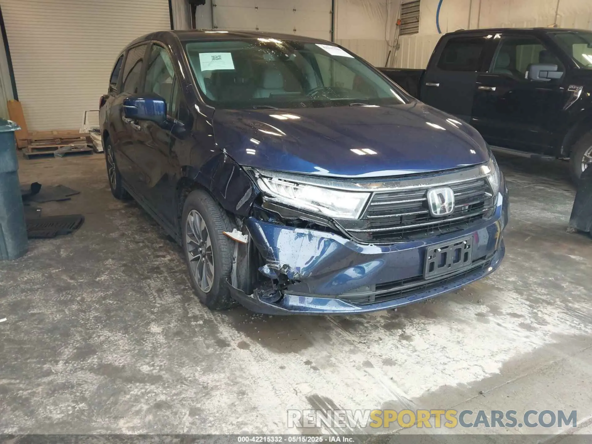 1 fotografías del automóvil dañado 5FNRL6H6XRB067584 HONDA ODYSSEY 2024
