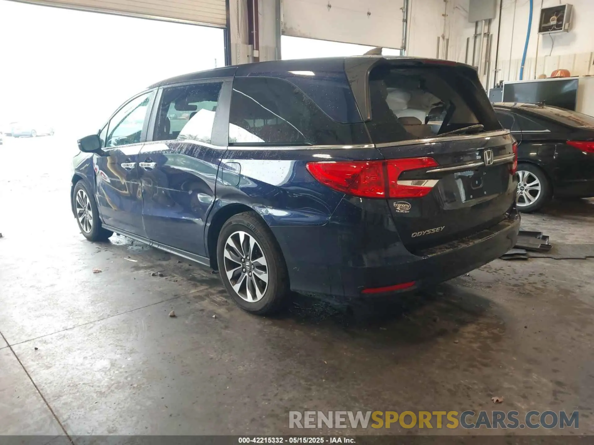 3 fotografías del automóvil dañado 5FNRL6H6XRB067584 HONDA ODYSSEY 2024