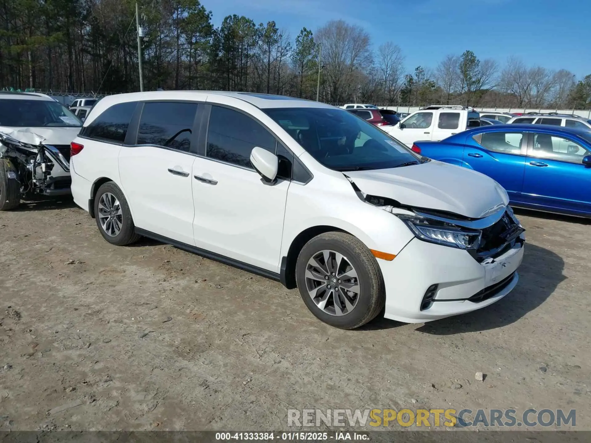 1 fotografías del automóvil dañado 5FNRL6H6XRB070789 HONDA ODYSSEY 2024