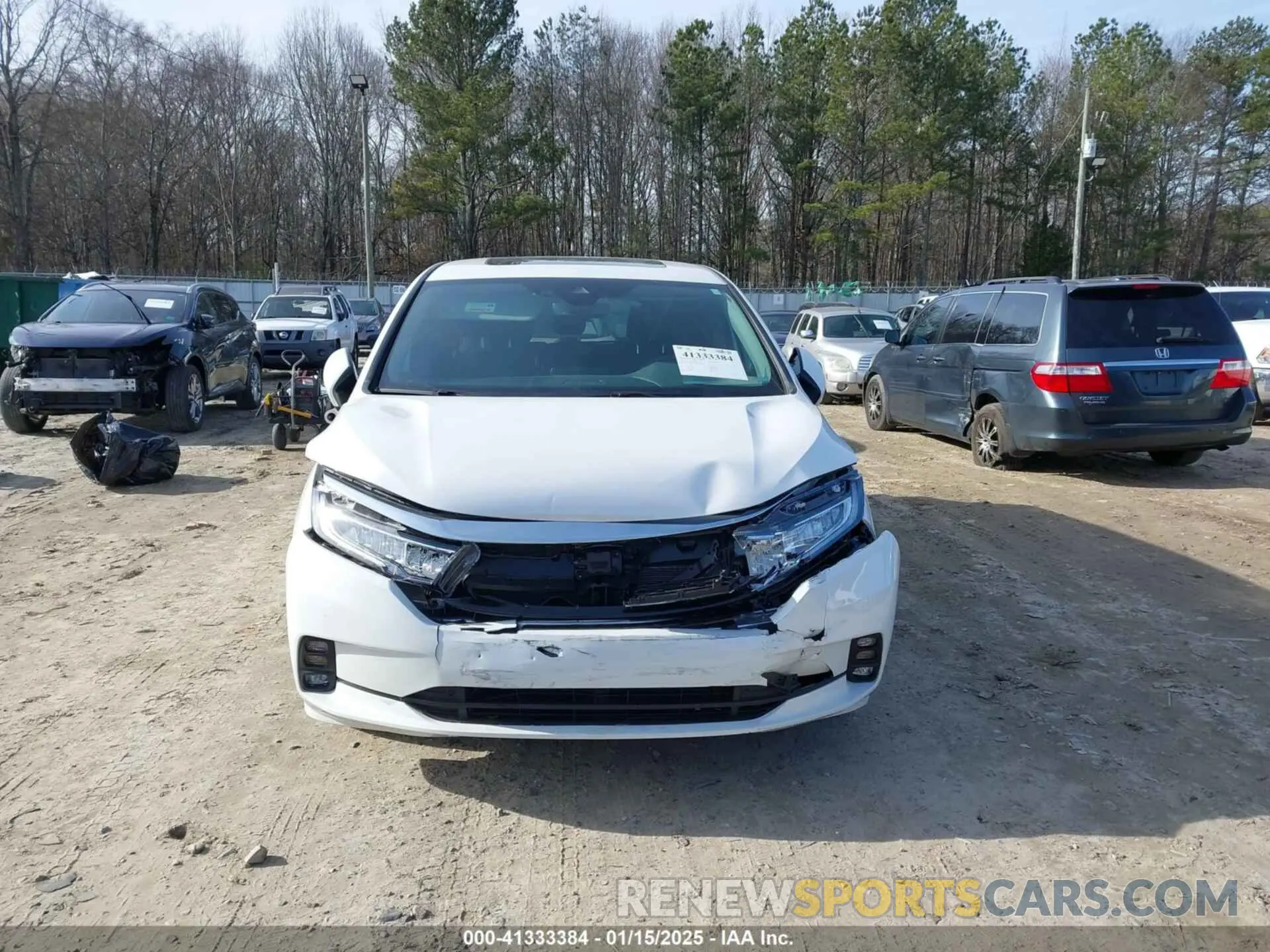 13 fotografías del automóvil dañado 5FNRL6H6XRB070789 HONDA ODYSSEY 2024
