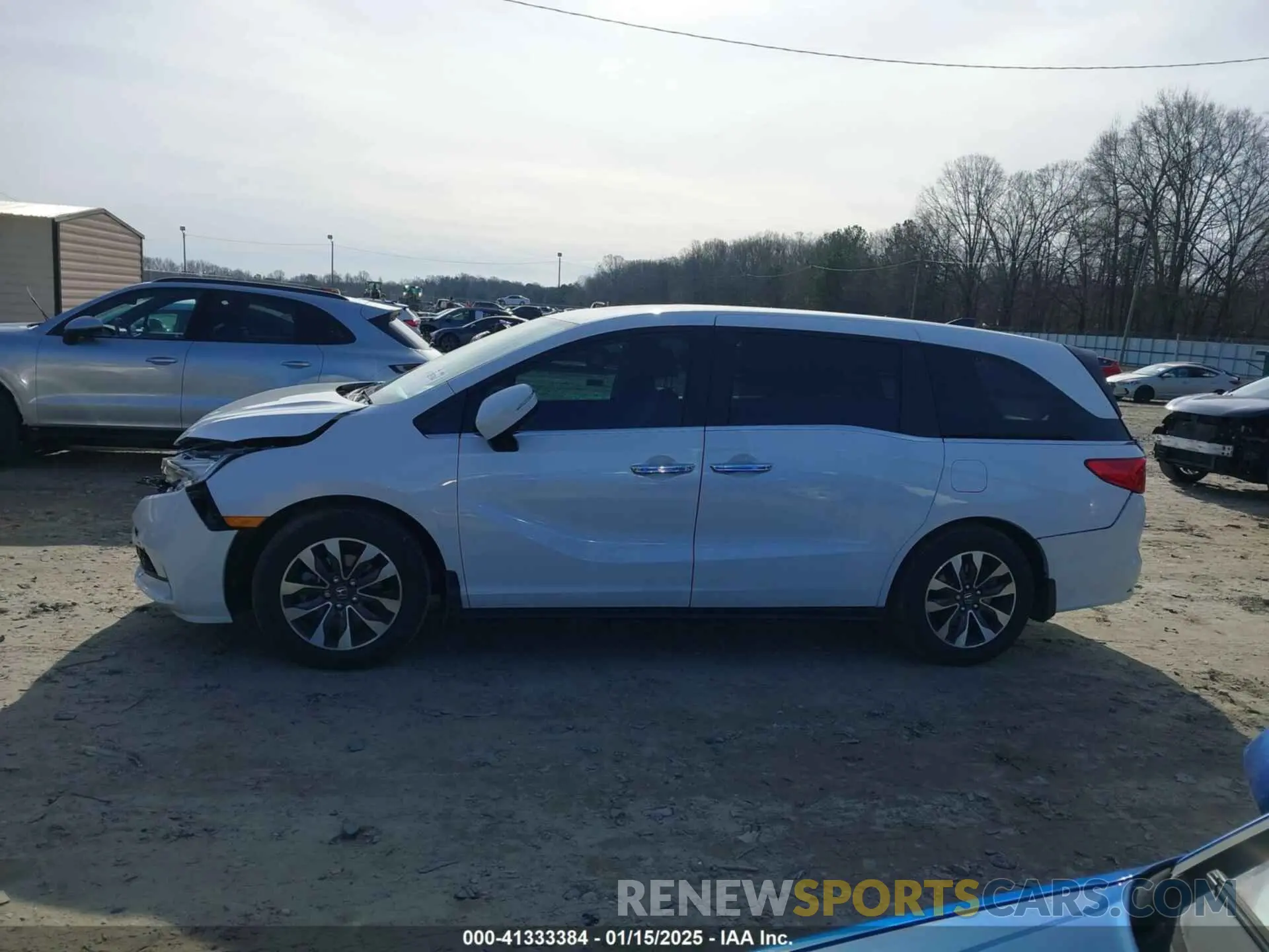 15 fotografías del automóvil dañado 5FNRL6H6XRB070789 HONDA ODYSSEY 2024
