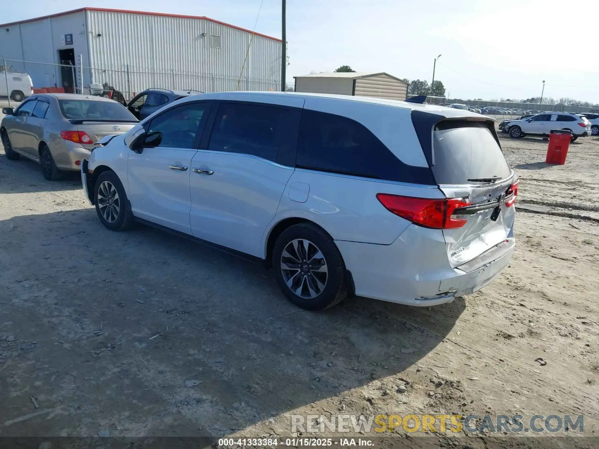 3 fotografías del automóvil dañado 5FNRL6H6XRB070789 HONDA ODYSSEY 2024