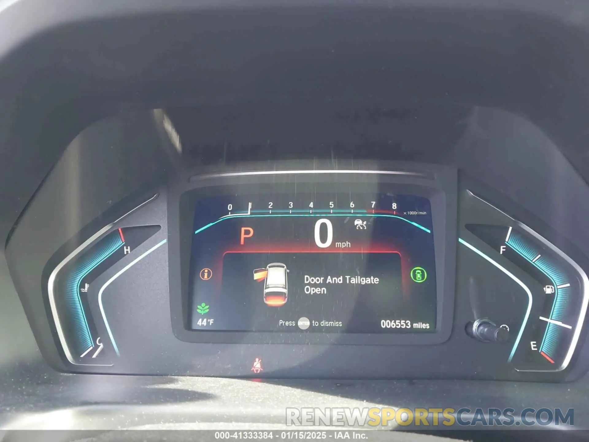 7 fotografías del automóvil dañado 5FNRL6H6XRB070789 HONDA ODYSSEY 2024