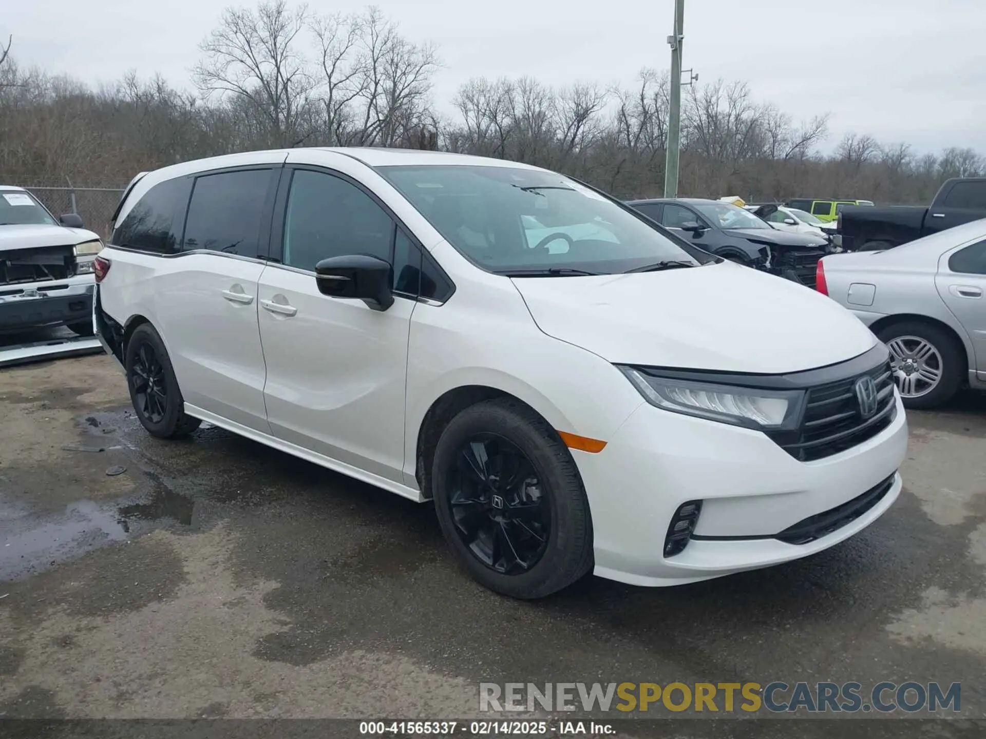 1 fotografías del automóvil dañado 5FNRL6H74RB069338 HONDA ODYSSEY 2024