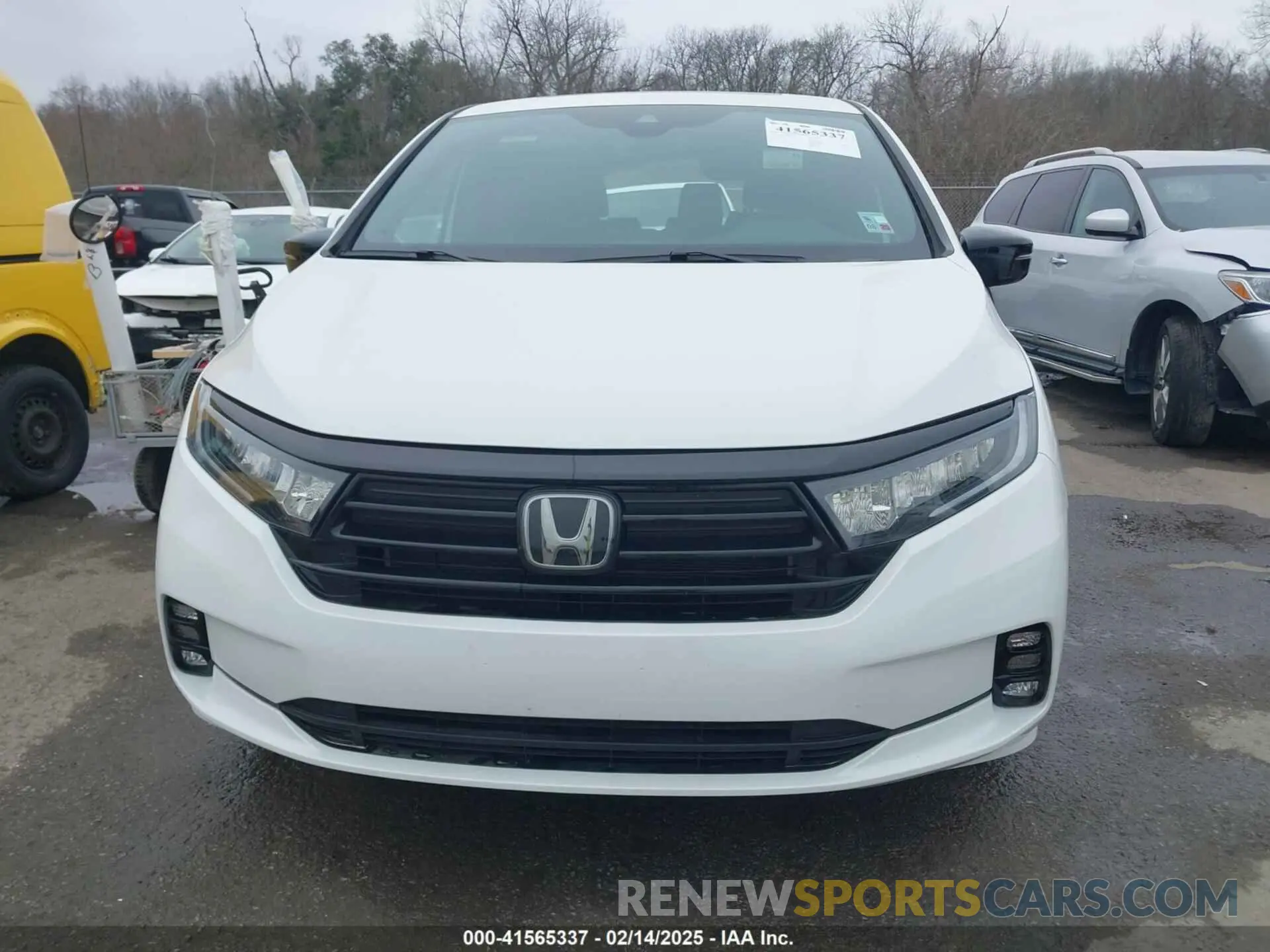 12 fotografías del automóvil dañado 5FNRL6H74RB069338 HONDA ODYSSEY 2024