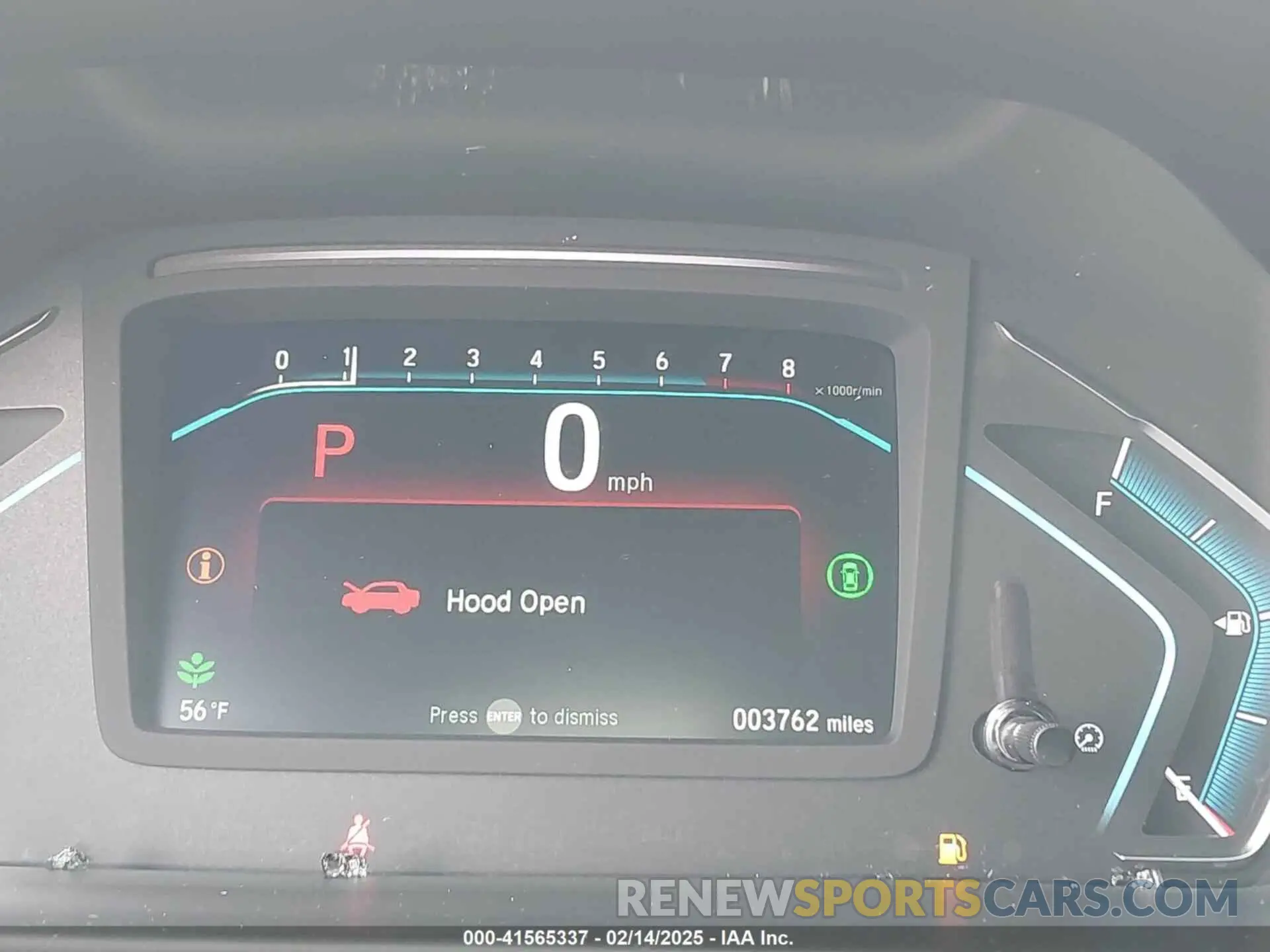 7 fotografías del automóvil dañado 5FNRL6H74RB069338 HONDA ODYSSEY 2024