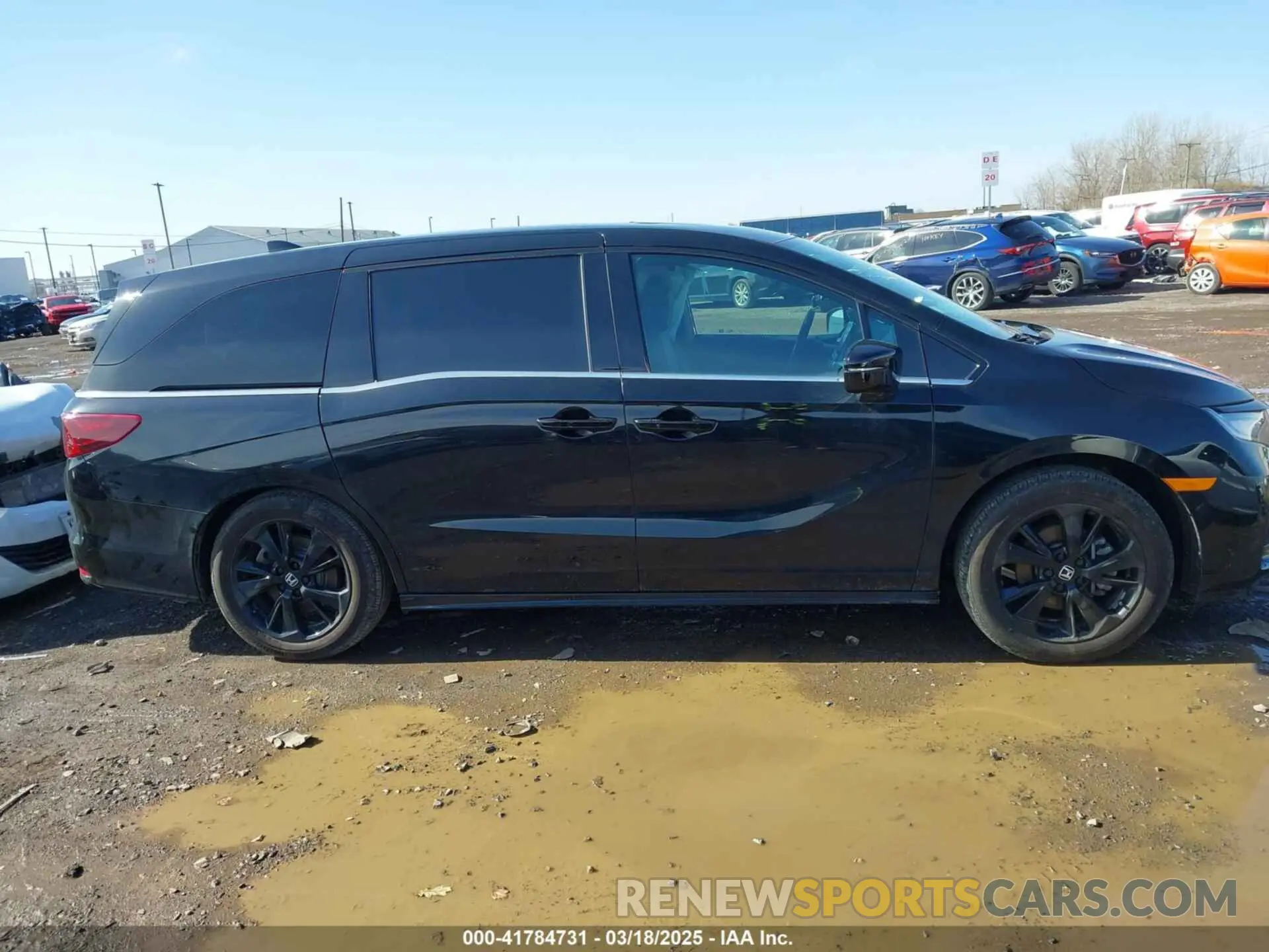 13 fotografías del automóvil dañado 5FNRL6H75RB070899 HONDA ODYSSEY 2024