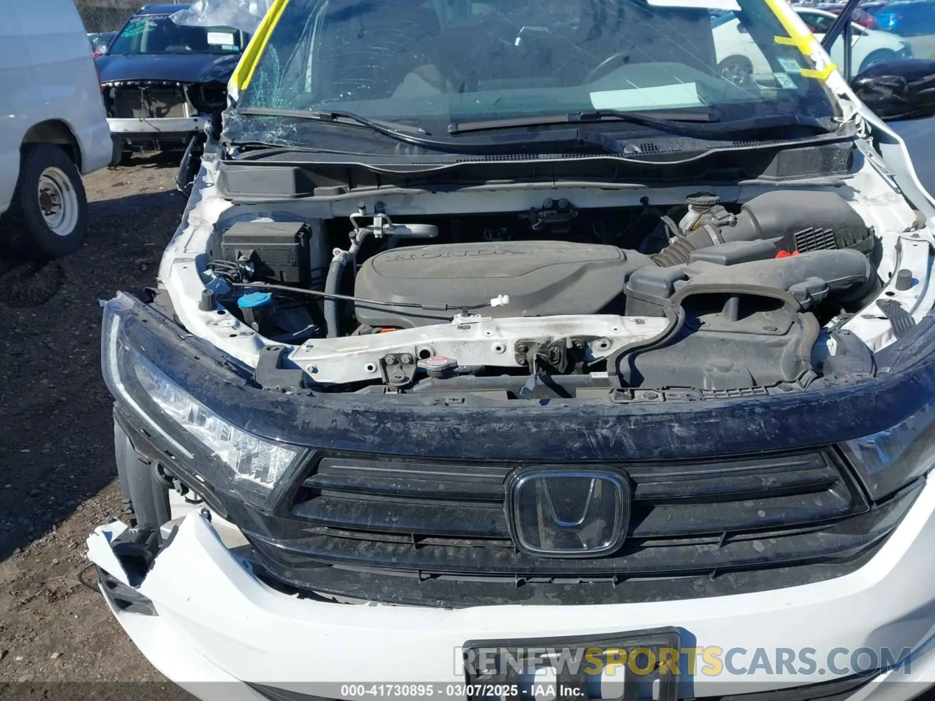 6 fotografías del automóvil dañado 5FNRL6H78RB005741 HONDA ODYSSEY 2024