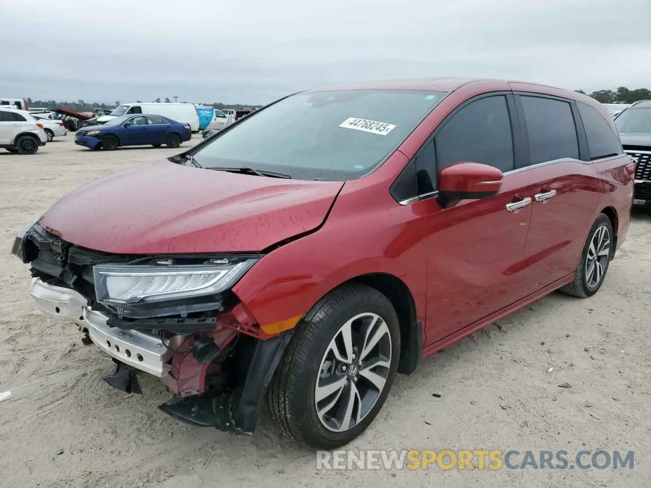 1 fotografías del automóvil dañado 5FNRL6H80RB022350 HONDA ODYSSEY 2024