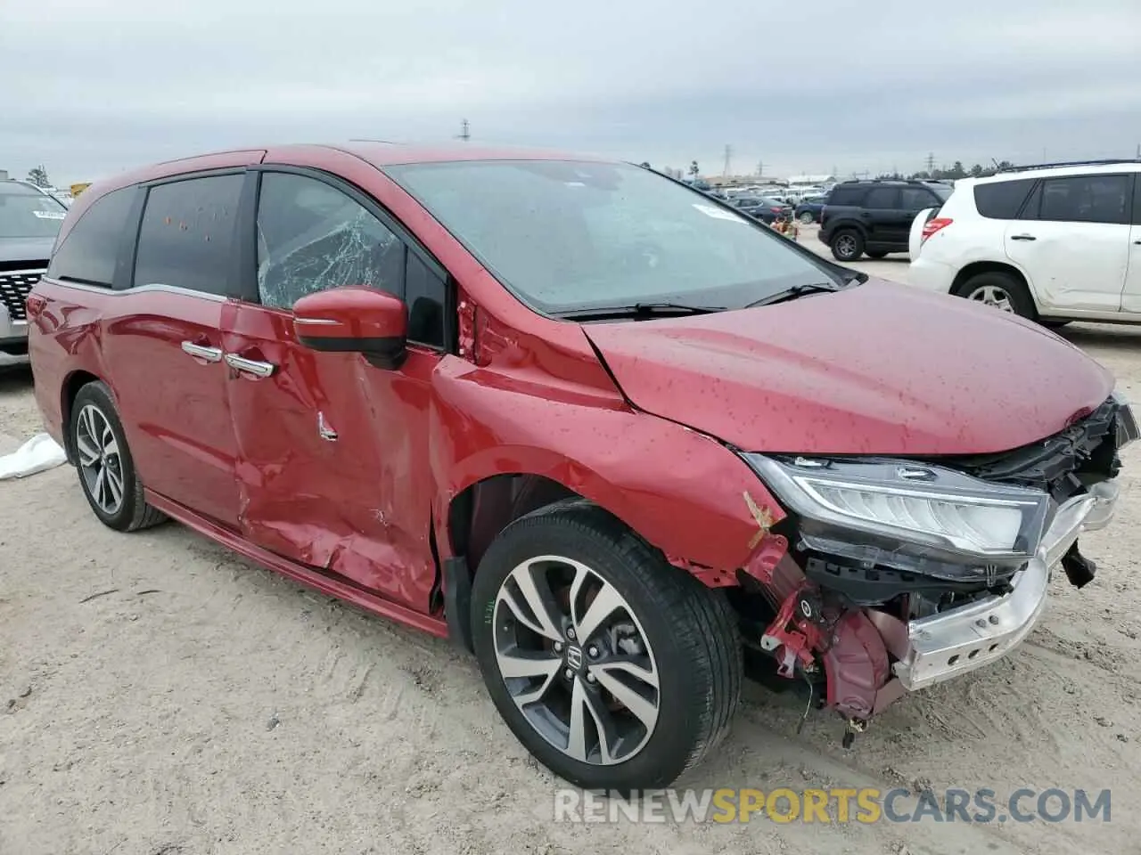 4 fotografías del automóvil dañado 5FNRL6H80RB022350 HONDA ODYSSEY 2024