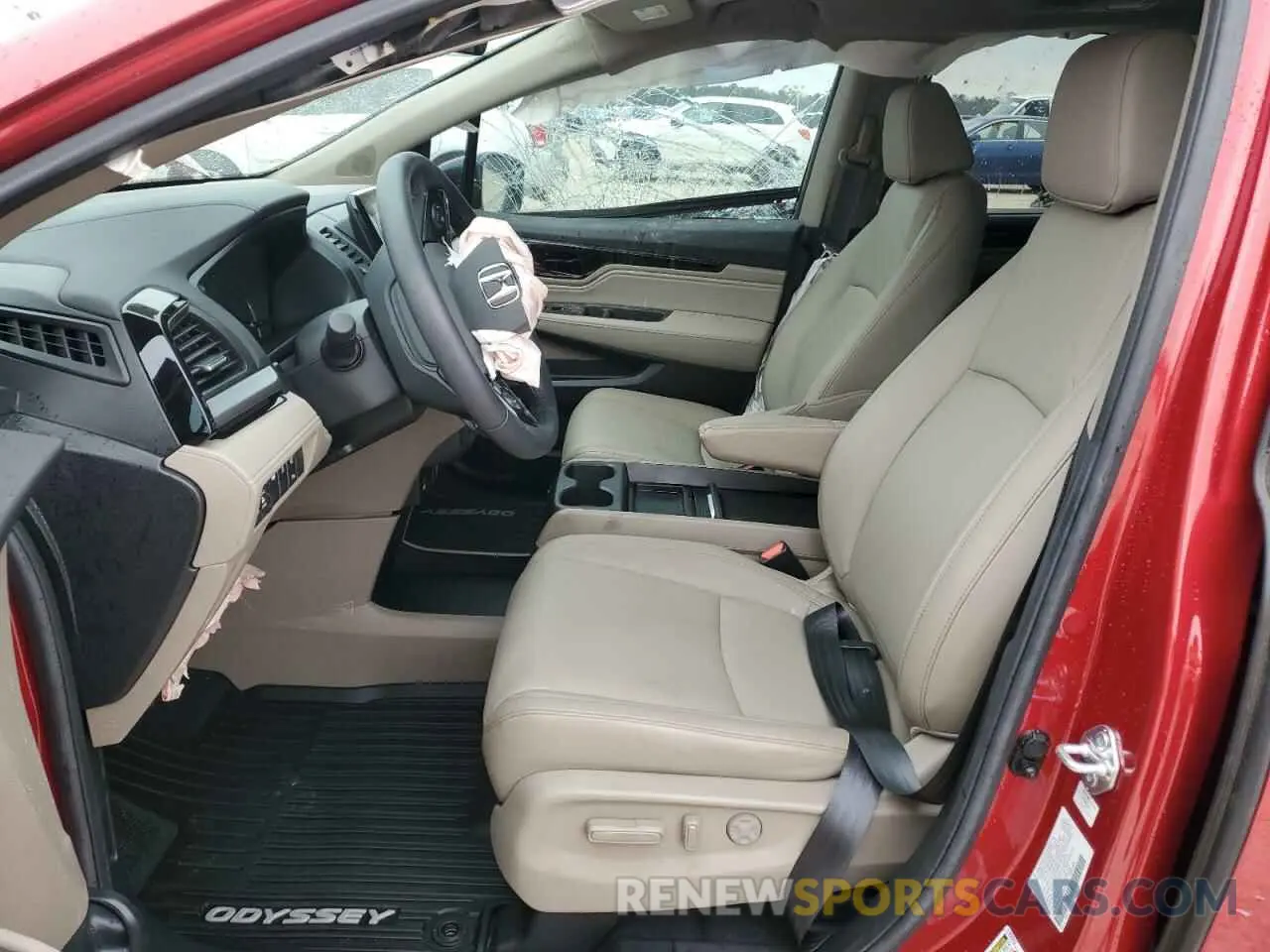 7 fotografías del automóvil dañado 5FNRL6H80RB022350 HONDA ODYSSEY 2024