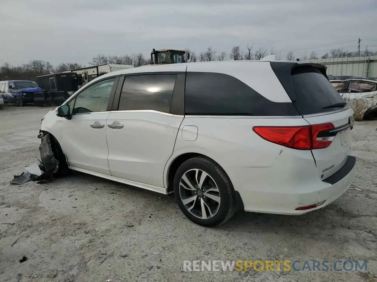 2 fotografías del automóvil dañado 5FNRL6H81RB063067 HONDA ODYSSEY 2024