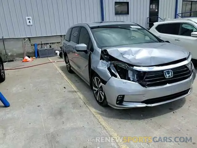 15 fotografías del automóvil dañado 5FNRL6H84RB030595 HONDA ODYSSEY 2024