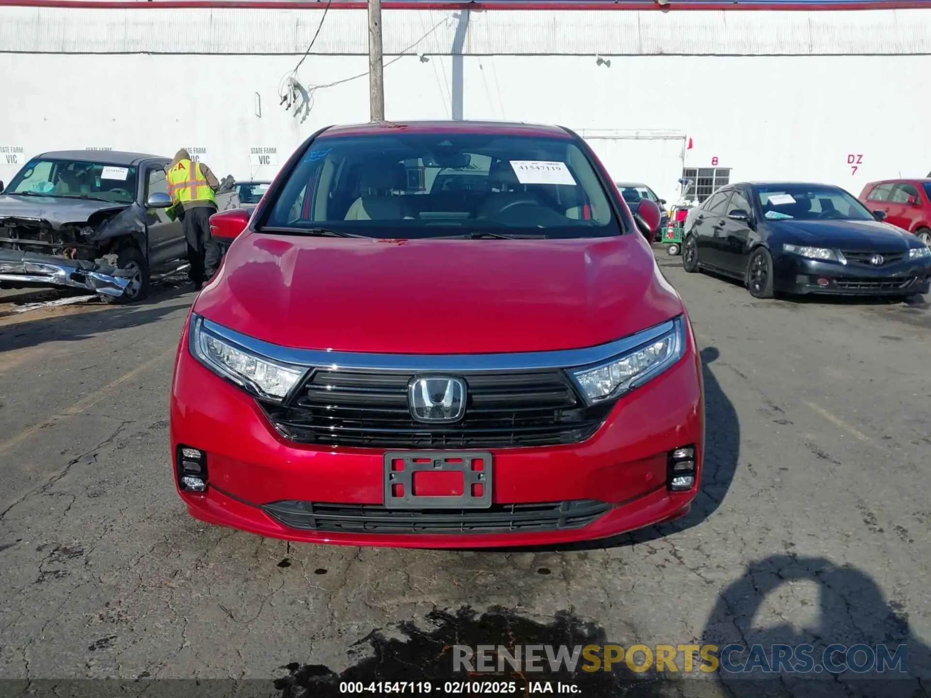 13 fotografías del automóvil dañado 5FNRL6H85RB074041 HONDA ODYSSEY 2024