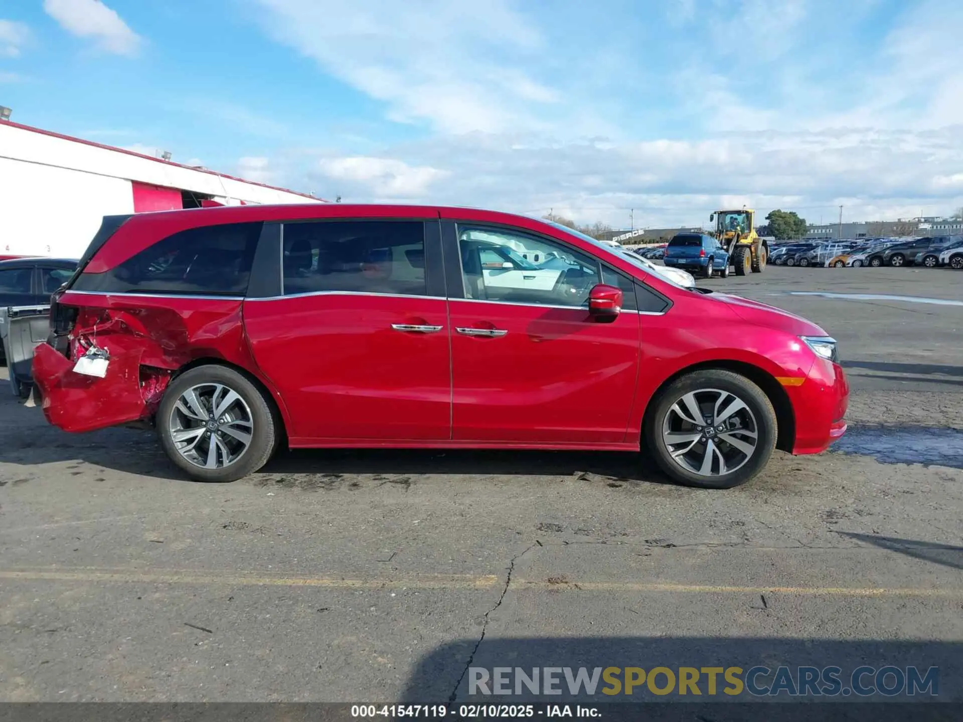 14 fotografías del automóvil dañado 5FNRL6H85RB074041 HONDA ODYSSEY 2024