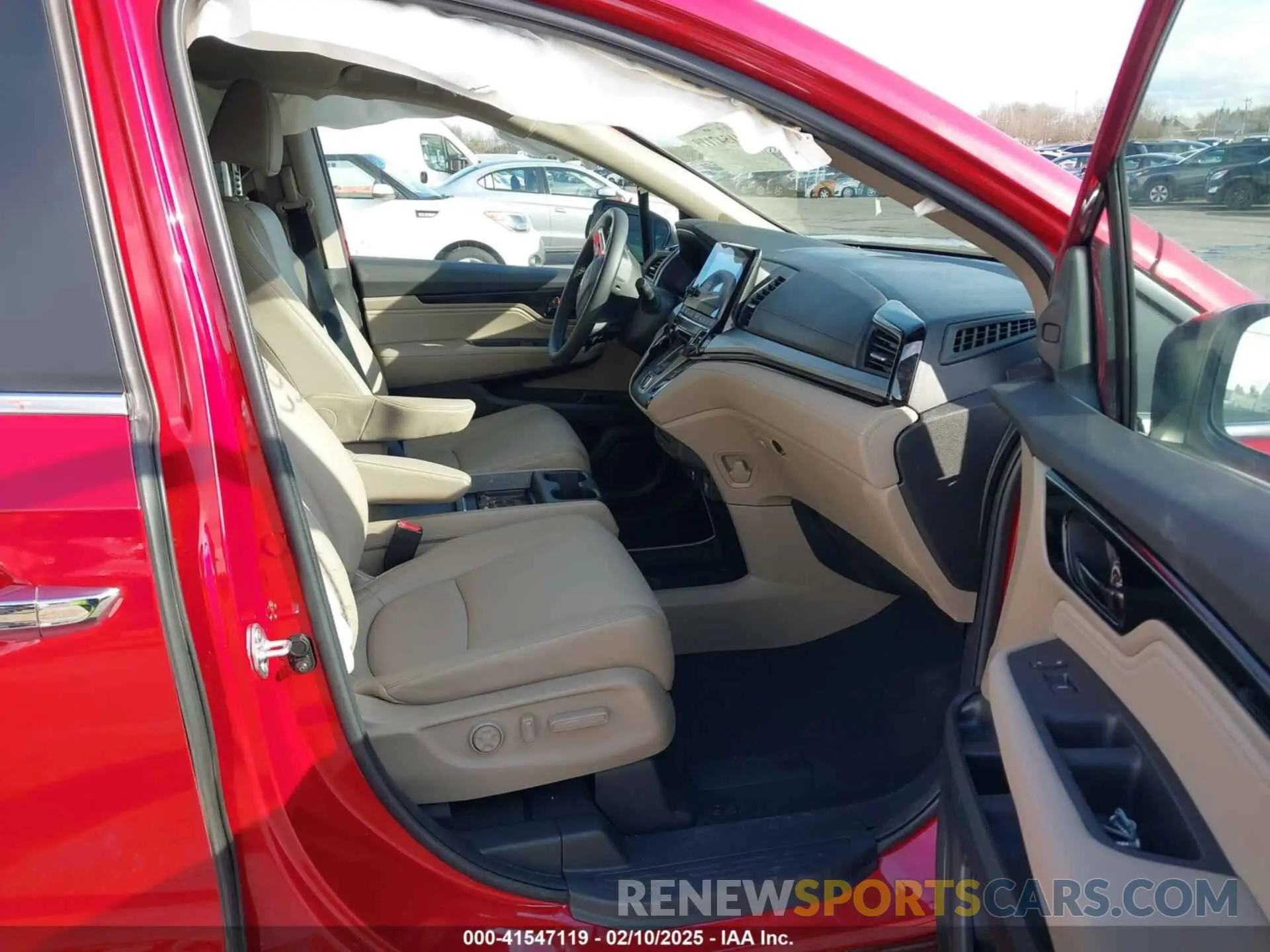 5 fotografías del automóvil dañado 5FNRL6H85RB074041 HONDA ODYSSEY 2024