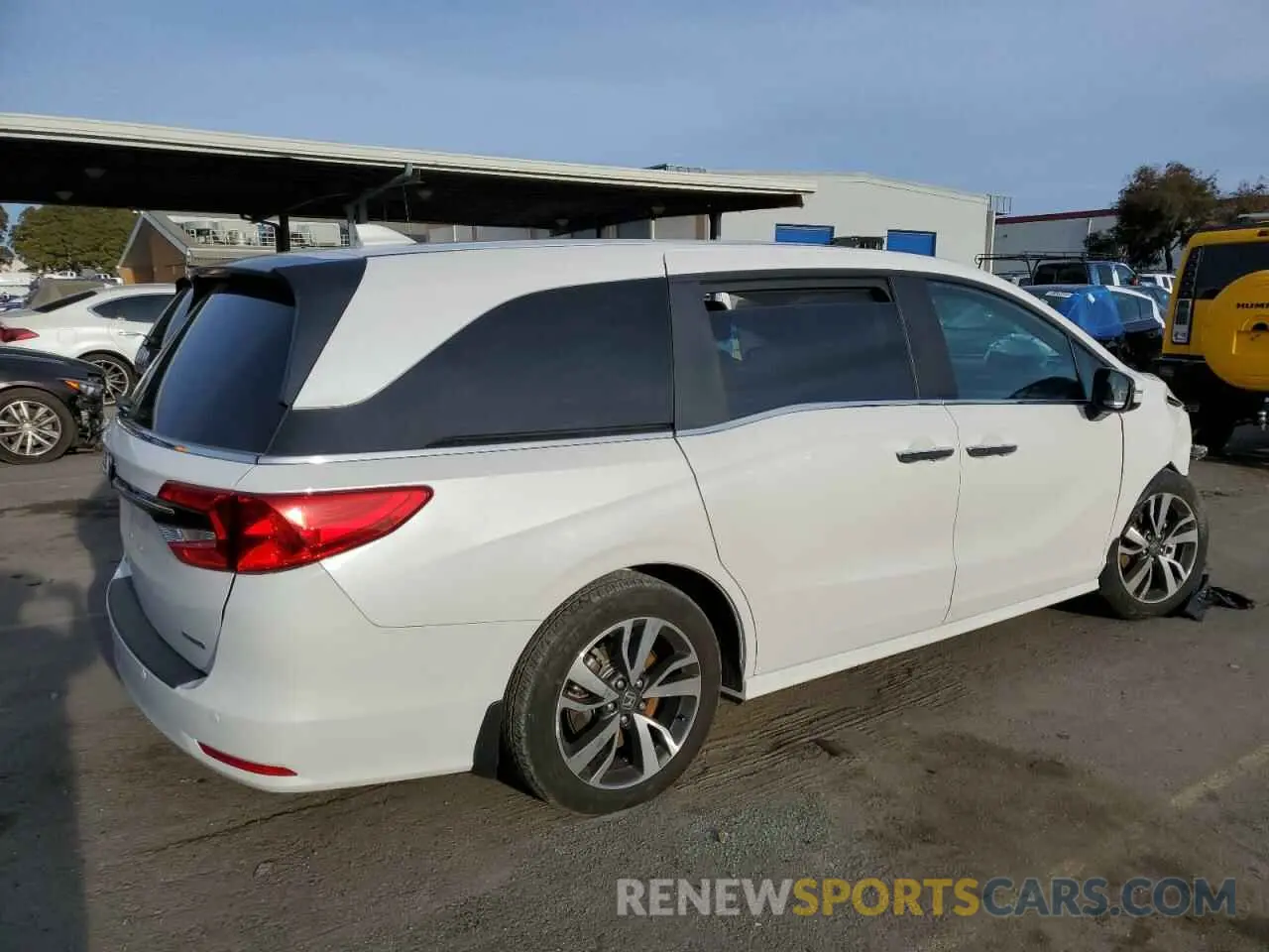 3 fotografías del automóvil dañado 5FNRL6H86RB000370 HONDA ODYSSEY 2024