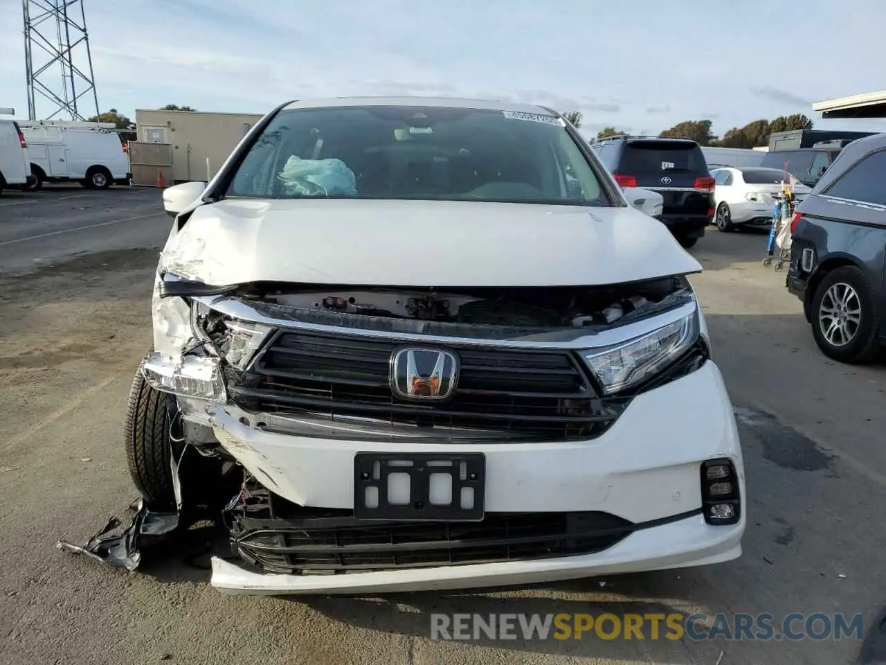5 fotografías del automóvil dañado 5FNRL6H86RB000370 HONDA ODYSSEY 2024