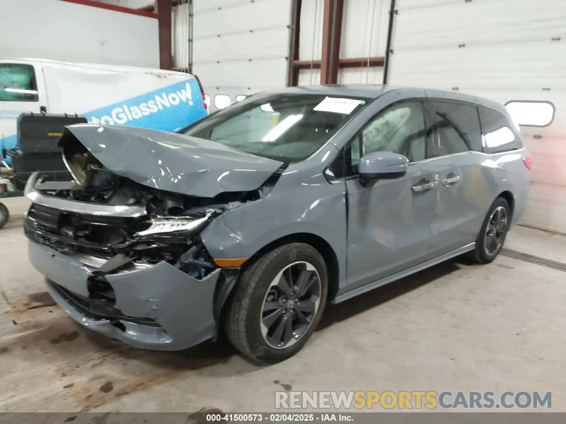 2 fotografías del automóvil dañado 5FNRL6H9XRB048821 HONDA ODYSSEY 2024