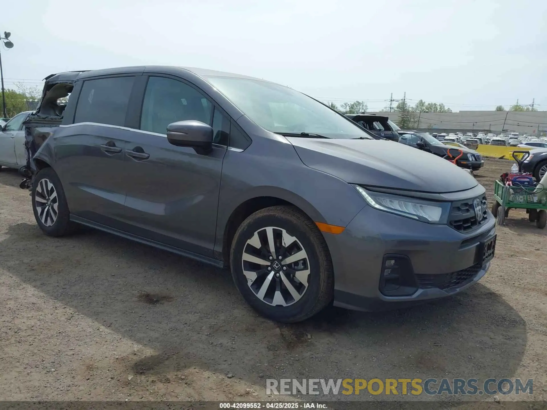 1 fotografías del automóvil dañado 5FNRL6H68SB025274 HONDA ODYSSEY 2025