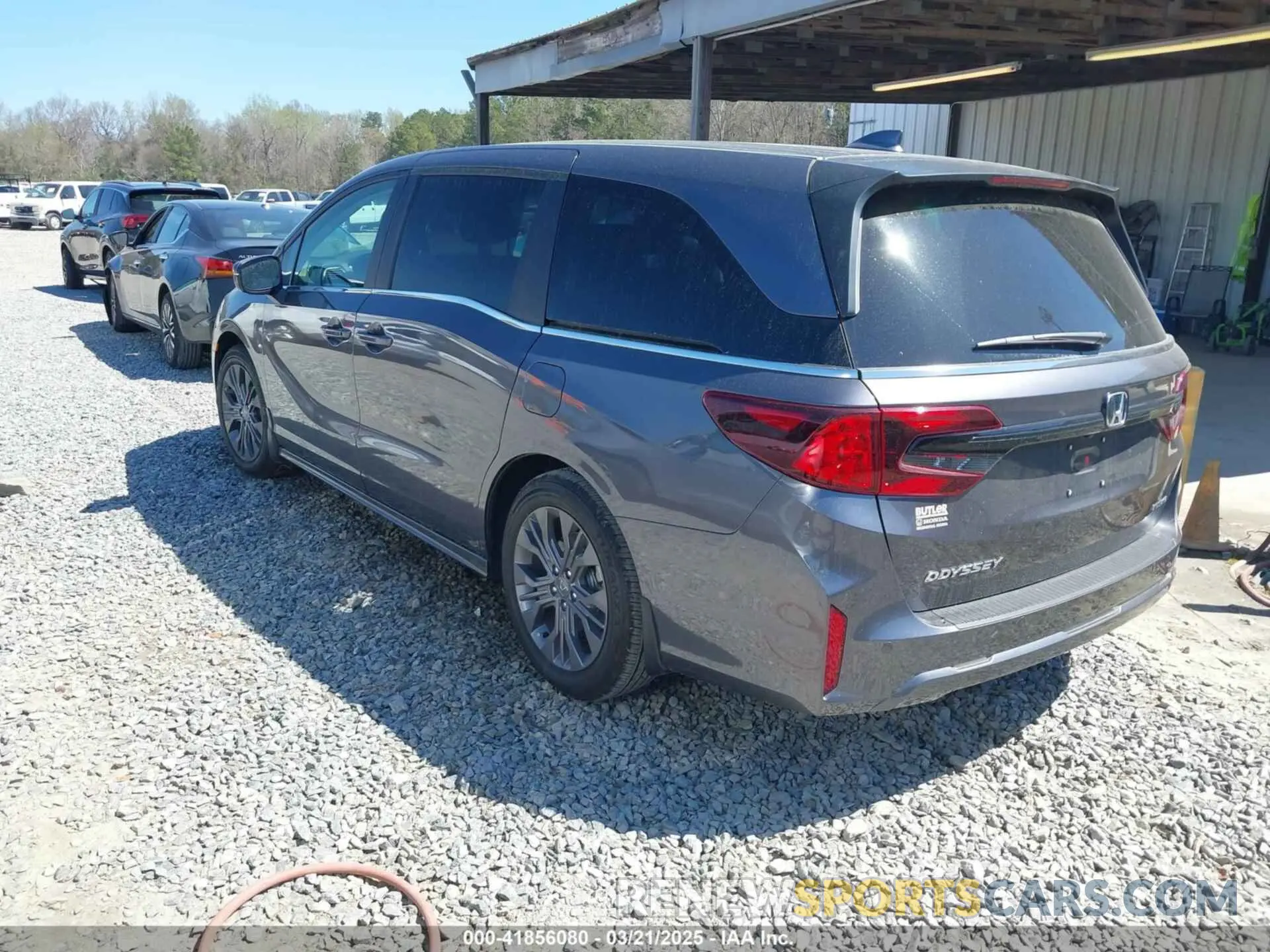 3 fotografías del automóvil dañado 5FNRL6H84SB028769 HONDA ODYSSEY 2025