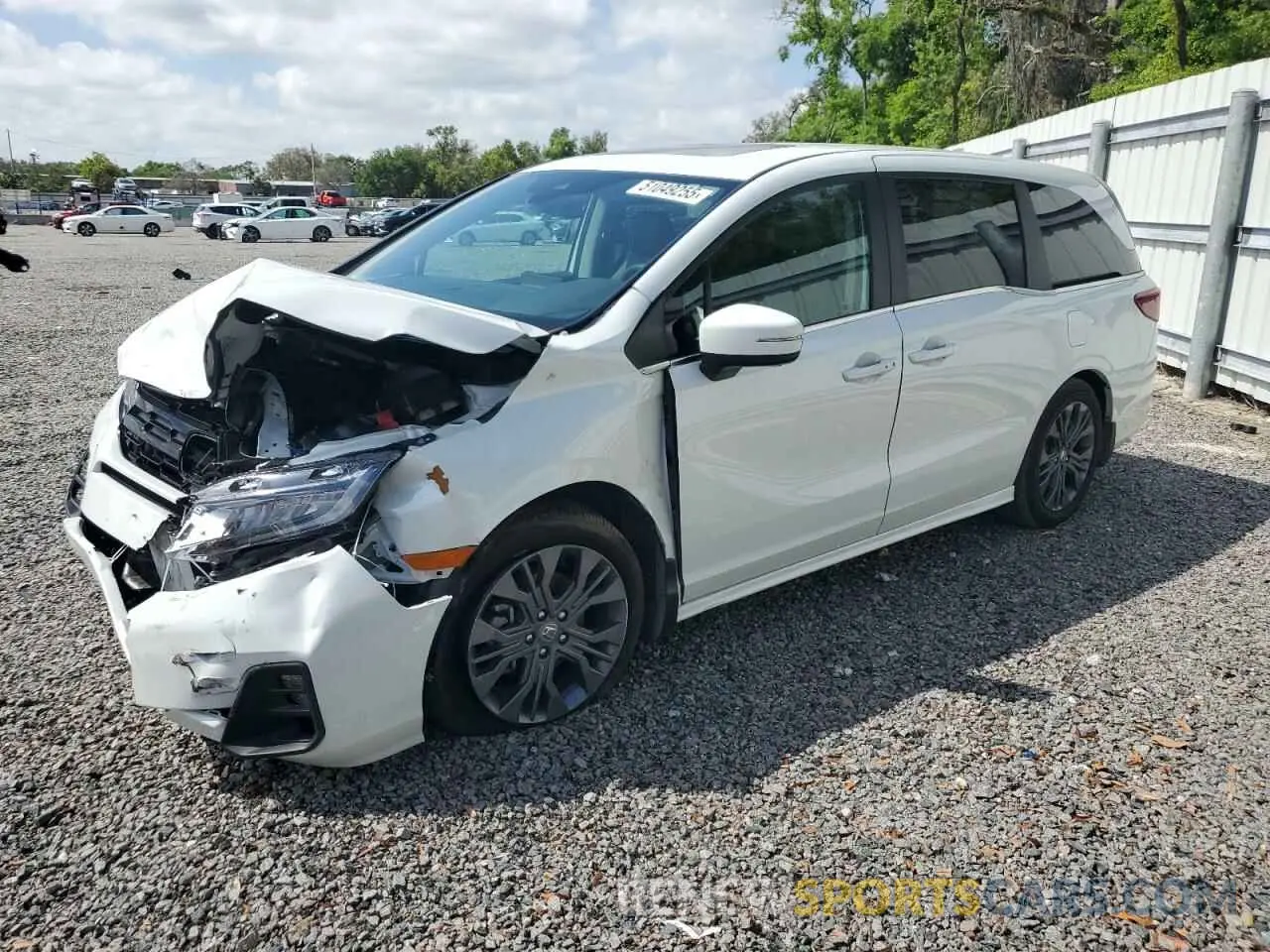 1 fotografías del automóvil dañado 5FNRL6H87SB001792 HONDA ODYSSEY 2025