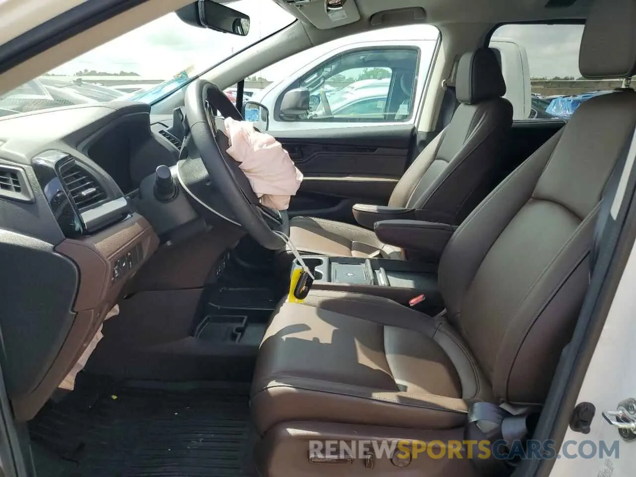 7 fotografías del automóvil dañado 5FNRL6H87SB001792 HONDA ODYSSEY 2025