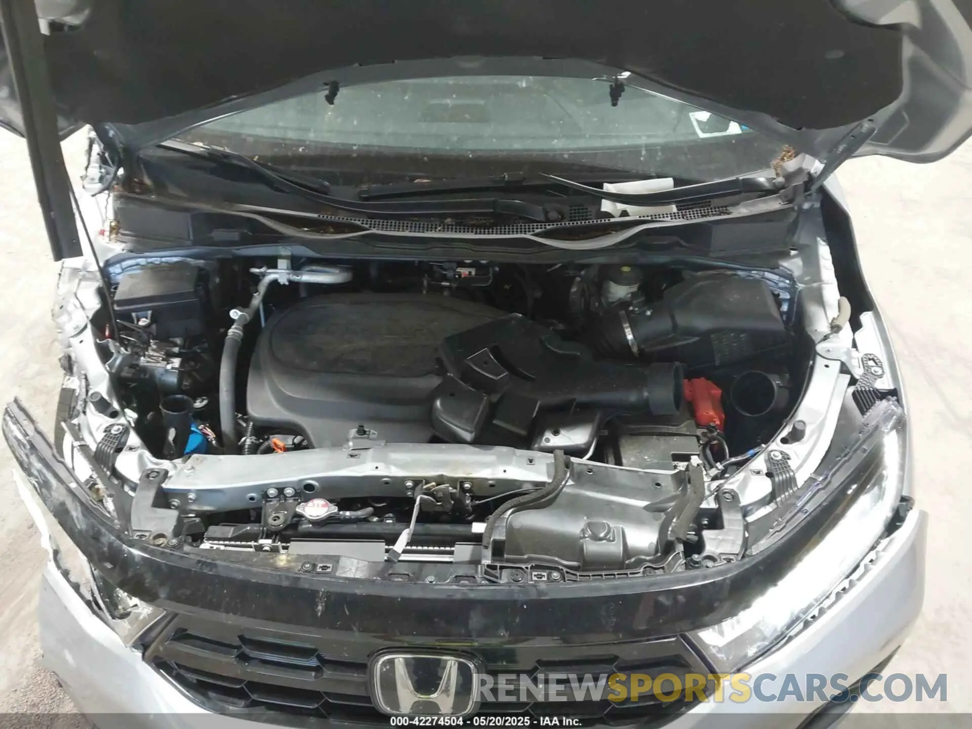 10 fotografías del automóvil dañado 5FNRL6H89SB015127 HONDA ODYSSEY 2025