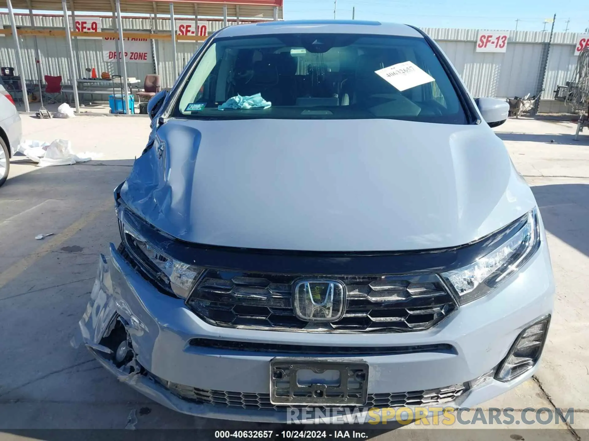 11 fotografías del automóvil dañado 5FNRL6H93SB006304 HONDA ODYSSEY 2025