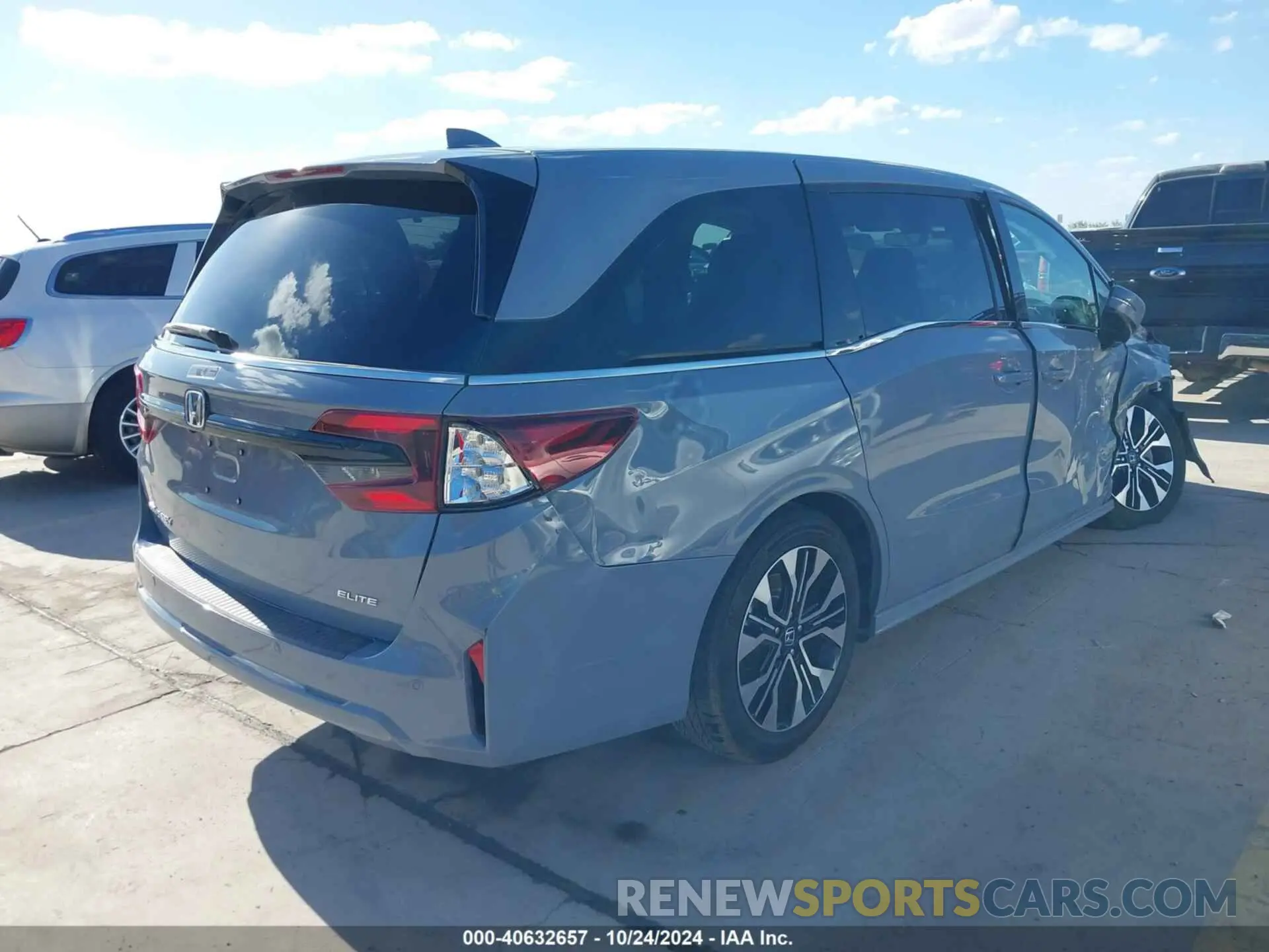 4 fotografías del automóvil dañado 5FNRL6H93SB006304 HONDA ODYSSEY 2025