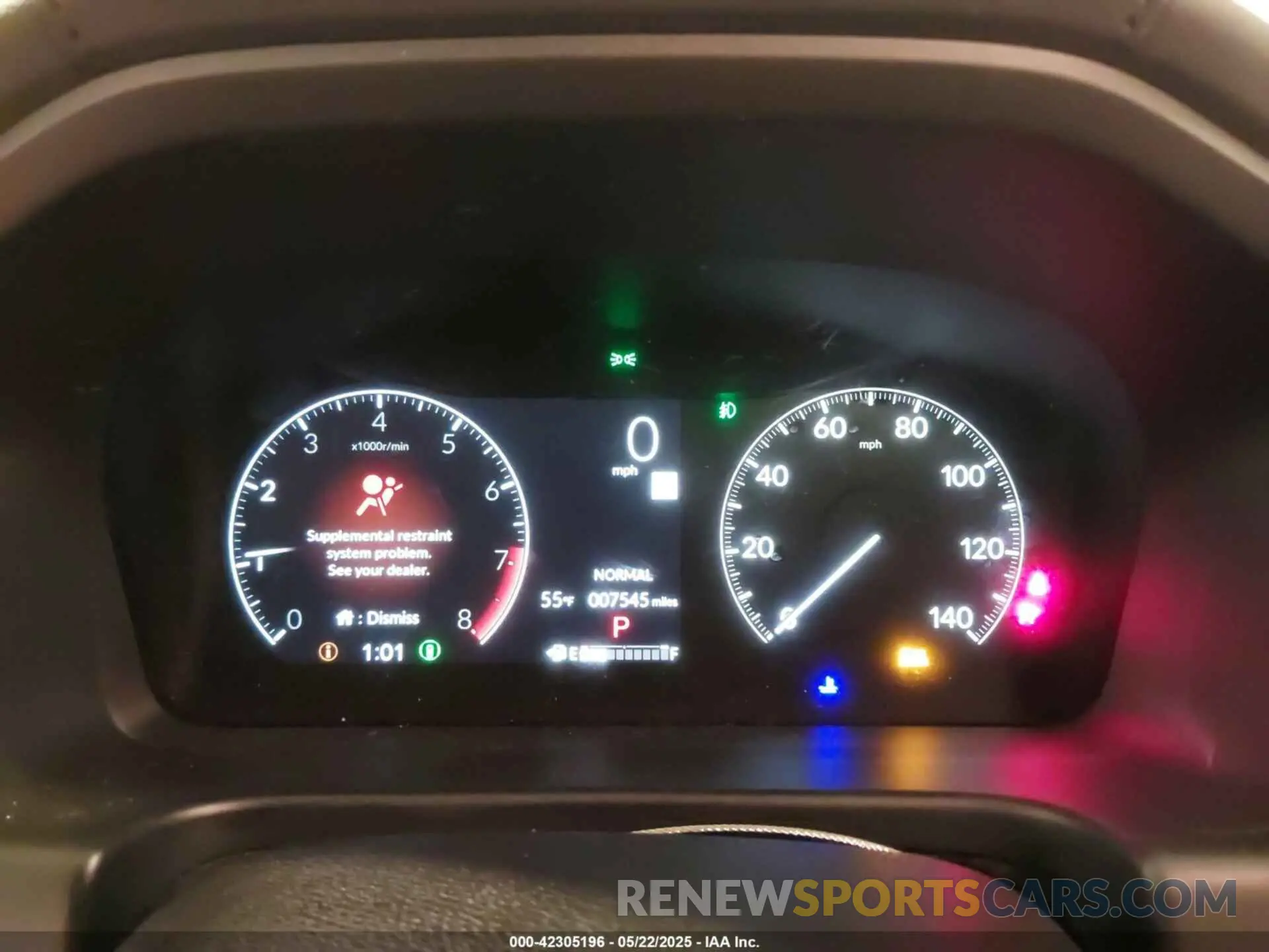 7 fotografías del automóvil dañado 5FNRL6H93SB008487 HONDA ODYSSEY 2025