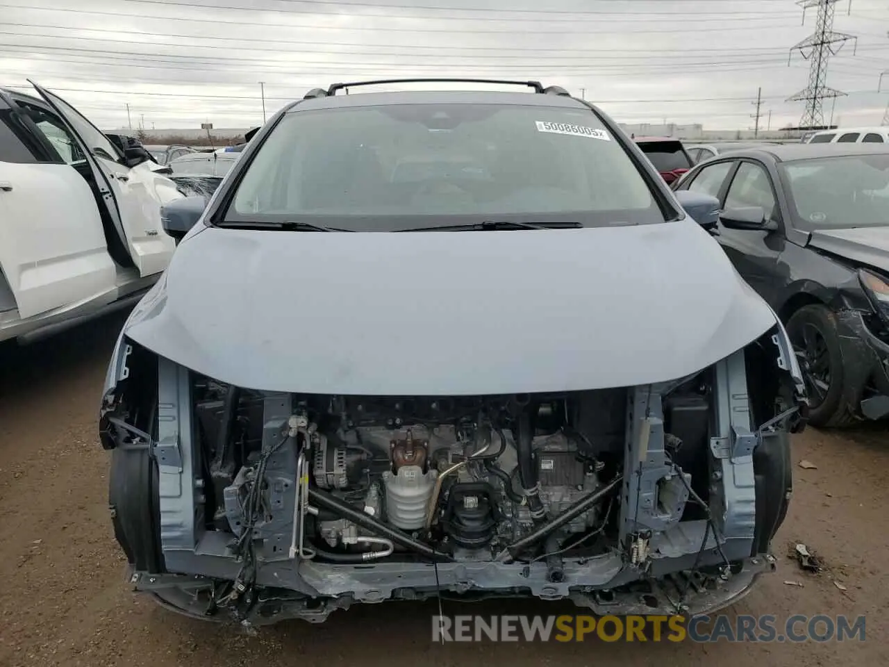 5 fotografías del automóvil dañado 5FNRL6H94SB022639 HONDA ODYSSEY 2025