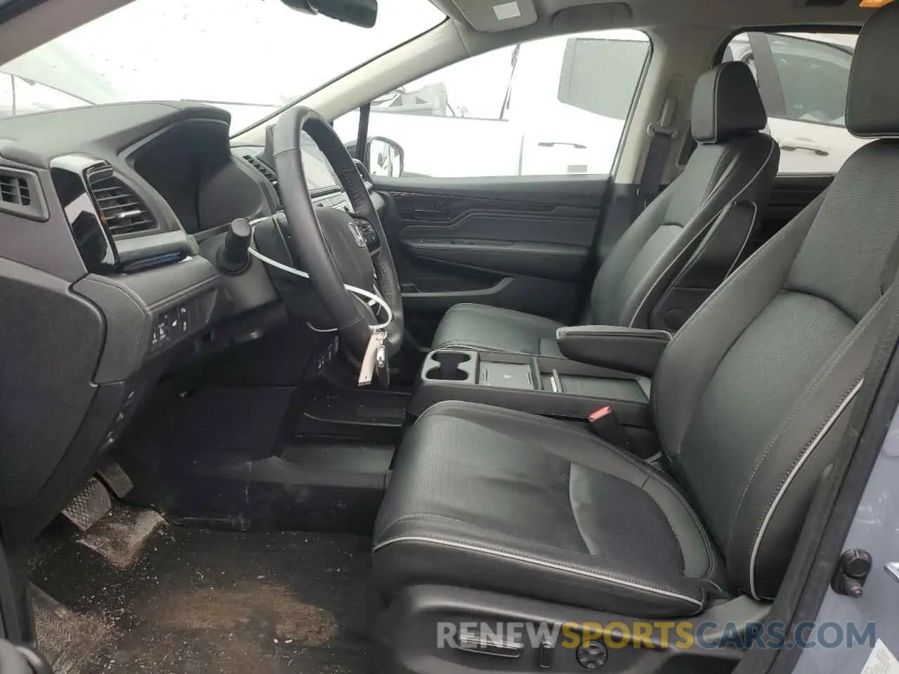7 fotografías del automóvil dañado 5FNRL6H94SB022639 HONDA ODYSSEY 2025