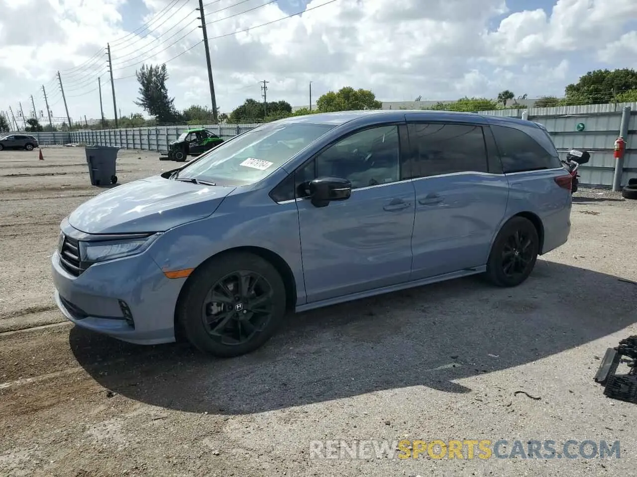 1 fotografías del automóvil dañado 5FNRL6H71PB068791 HONDA ODYSSEY SP 2023