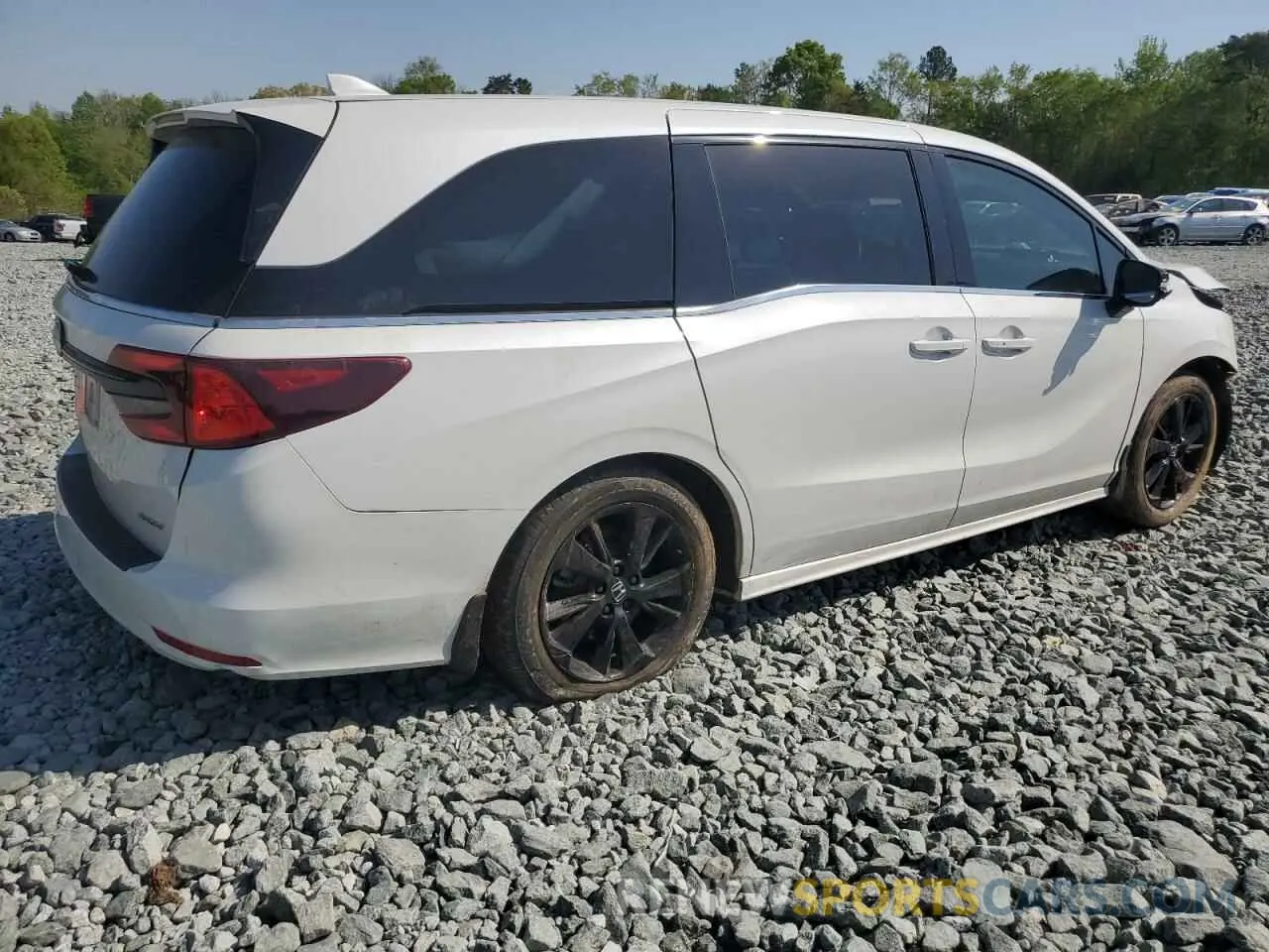 3 fotografías del automóvil dañado 5FNRL6H72PB056617 HONDA ODYSSEY SP 2023