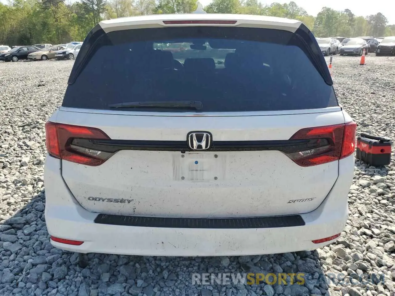 6 fotografías del automóvil dañado 5FNRL6H72PB056617 HONDA ODYSSEY SP 2023