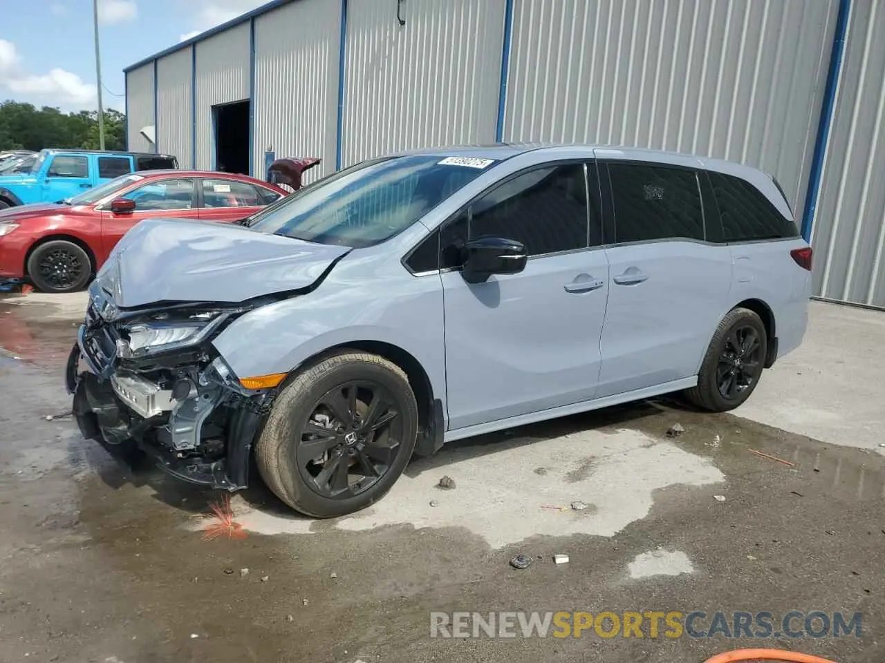 1 fotografías del automóvil dañado 5FNRL6H72PB074843 HONDA ODYSSEY SP 2023