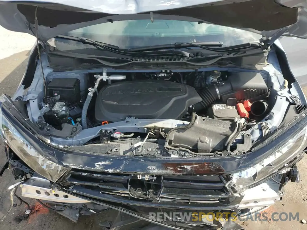 12 fotografías del automóvil dañado 5FNRL6H72PB074843 HONDA ODYSSEY SP 2023