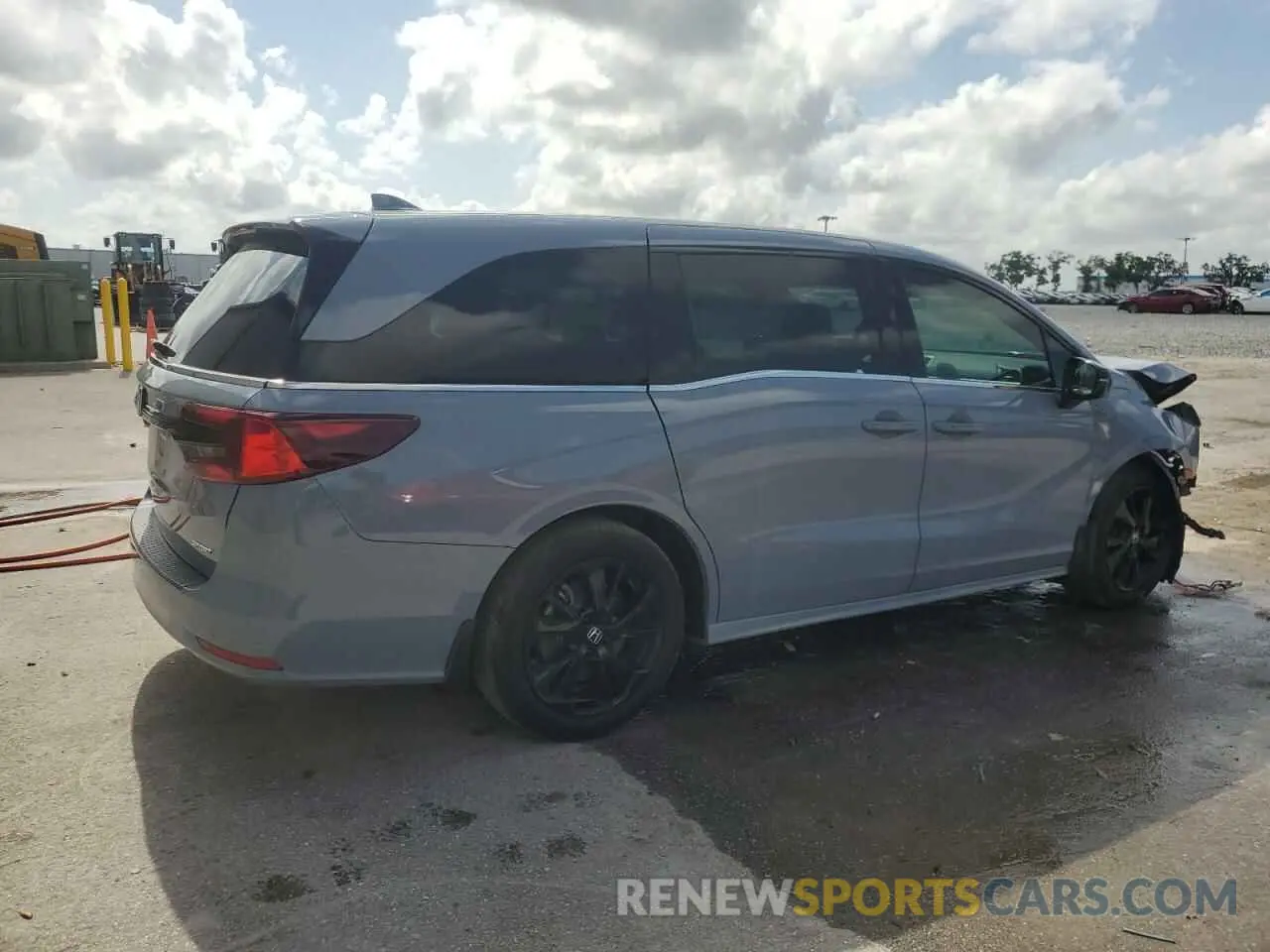 3 fotografías del automóvil dañado 5FNRL6H72PB074843 HONDA ODYSSEY SP 2023