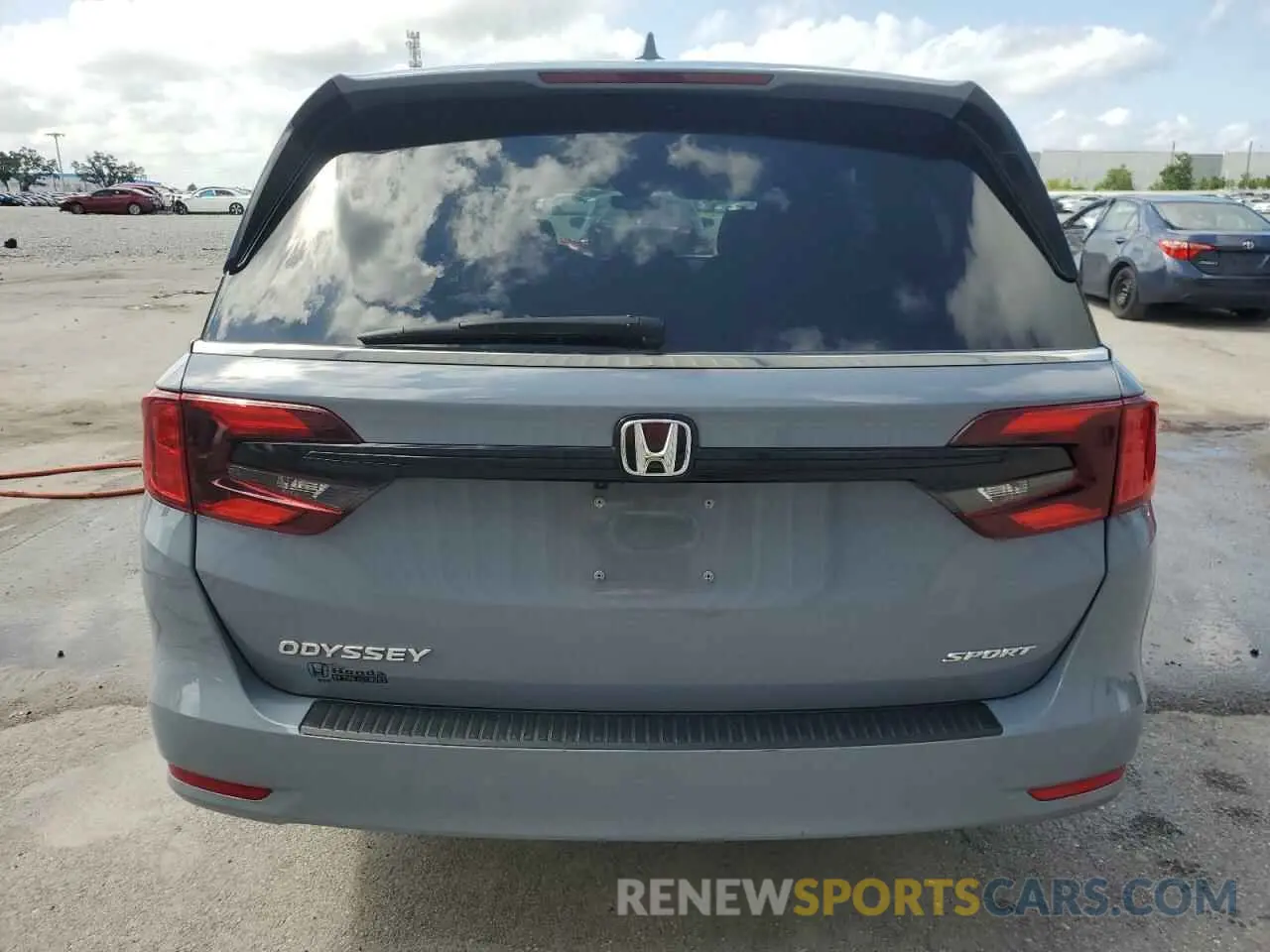6 fotografías del automóvil dañado 5FNRL6H72PB074843 HONDA ODYSSEY SP 2023