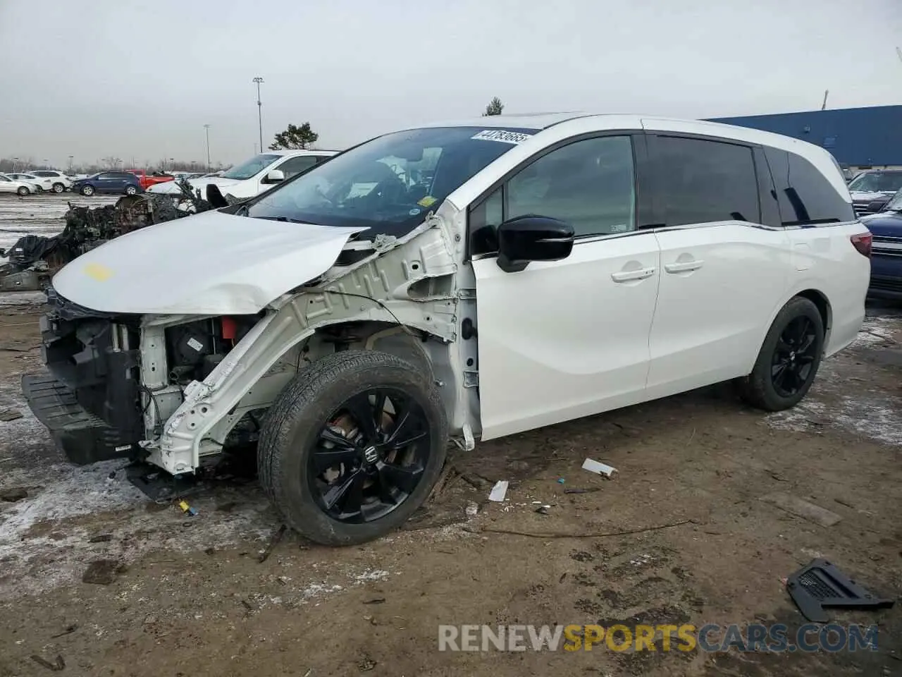 1 fotografías del automóvil dañado 5FNRL6H74PB069353 HONDA ODYSSEY SP 2023