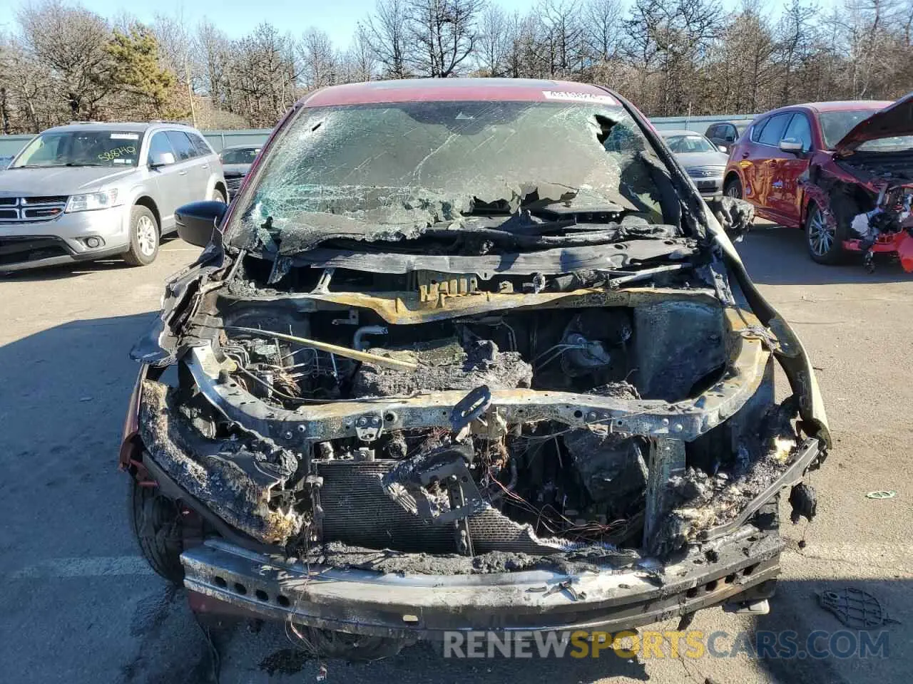 5 fotografías del automóvil dañado 5FNRL6H75PB054179 HONDA ODYSSEY SP 2023