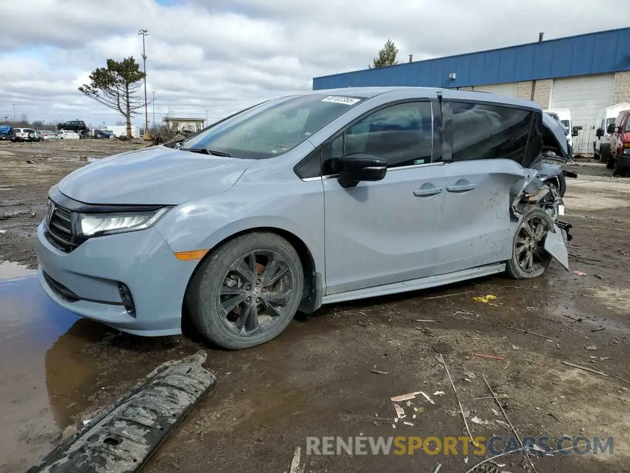 1 fotografías del automóvil dañado 5FNRL6H76PB052523 HONDA ODYSSEY SP 2023
