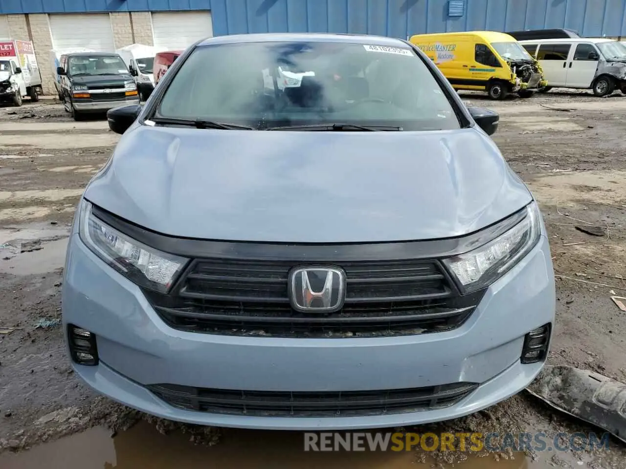 5 fotografías del automóvil dañado 5FNRL6H76PB052523 HONDA ODYSSEY SP 2023