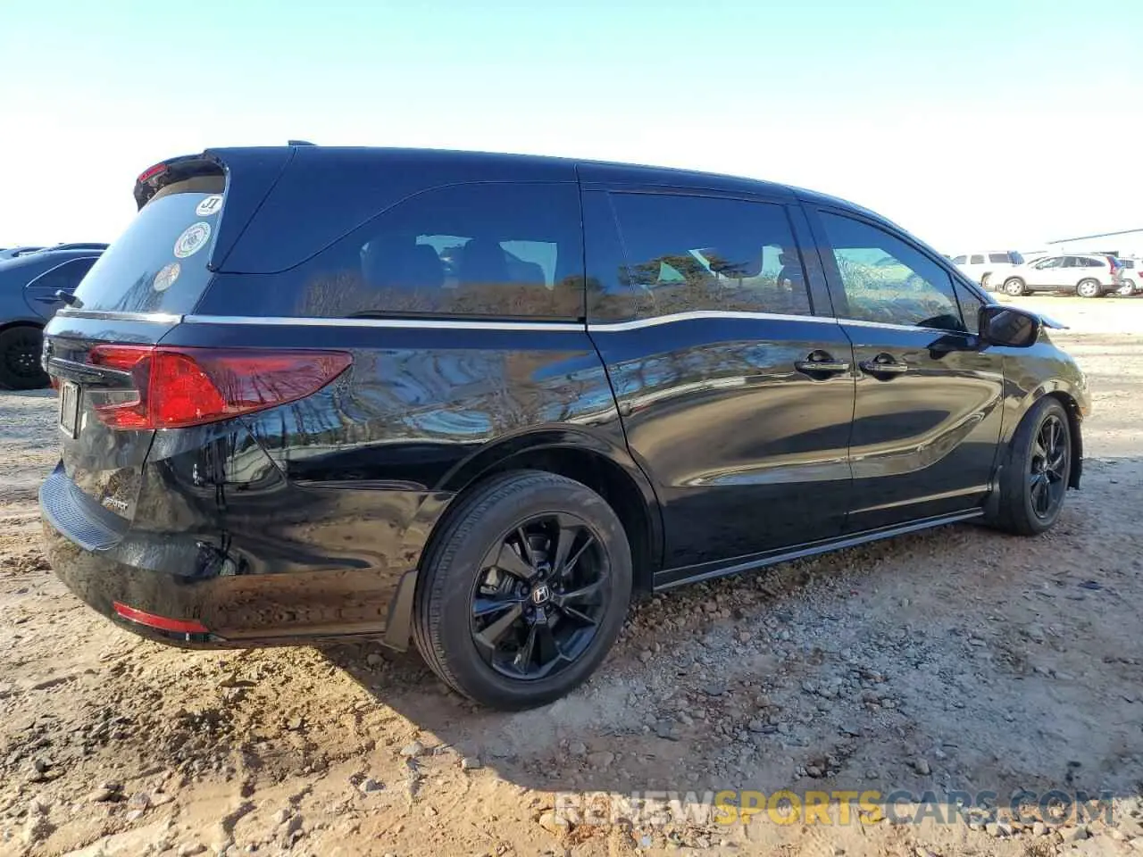 3 fotografías del automóvil dañado 5FNRL6H76PB068284 HONDA ODYSSEY SP 2023