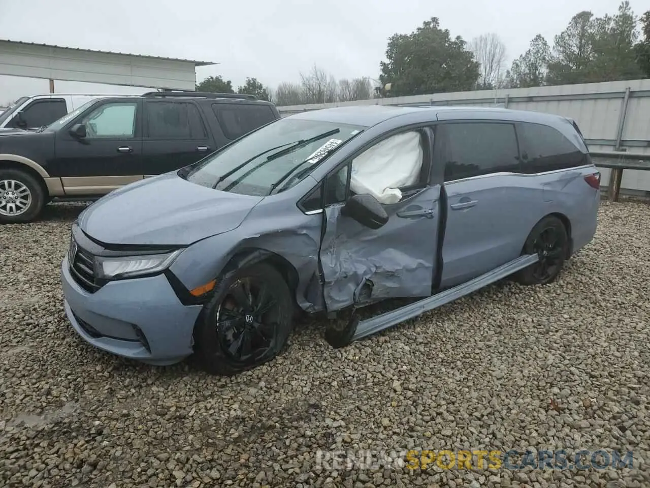 1 fotografías del automóvil dañado 5FNRL6H77PB011365 HONDA ODYSSEY SP 2023
