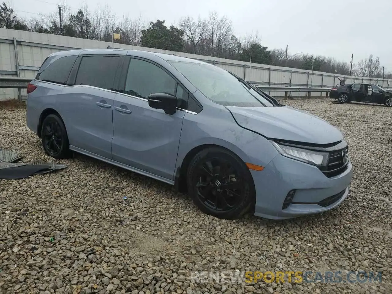 4 fotografías del automóvil dañado 5FNRL6H77PB011365 HONDA ODYSSEY SP 2023